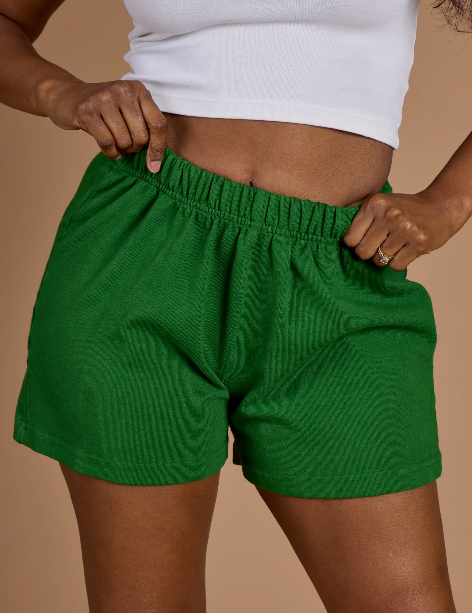 Athletic Shorts - Forest Green - Image 4