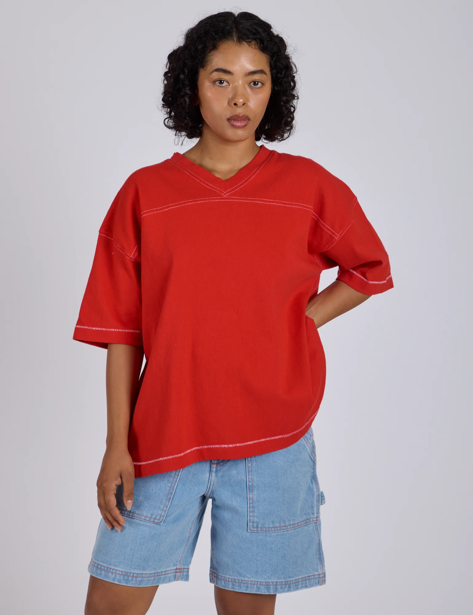 Burly Jersey - Mustang Red - Image 9