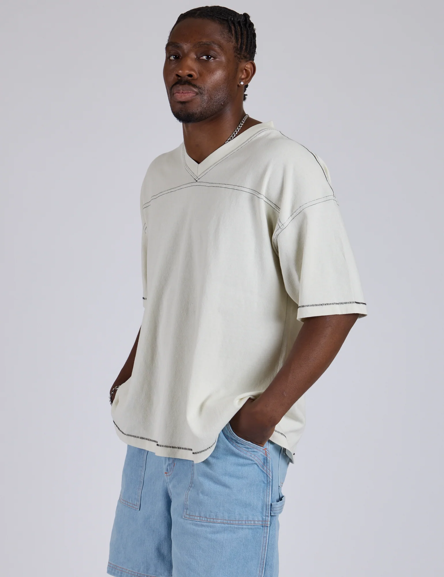 Burly Jersey - Vintage Tee White - Image 4