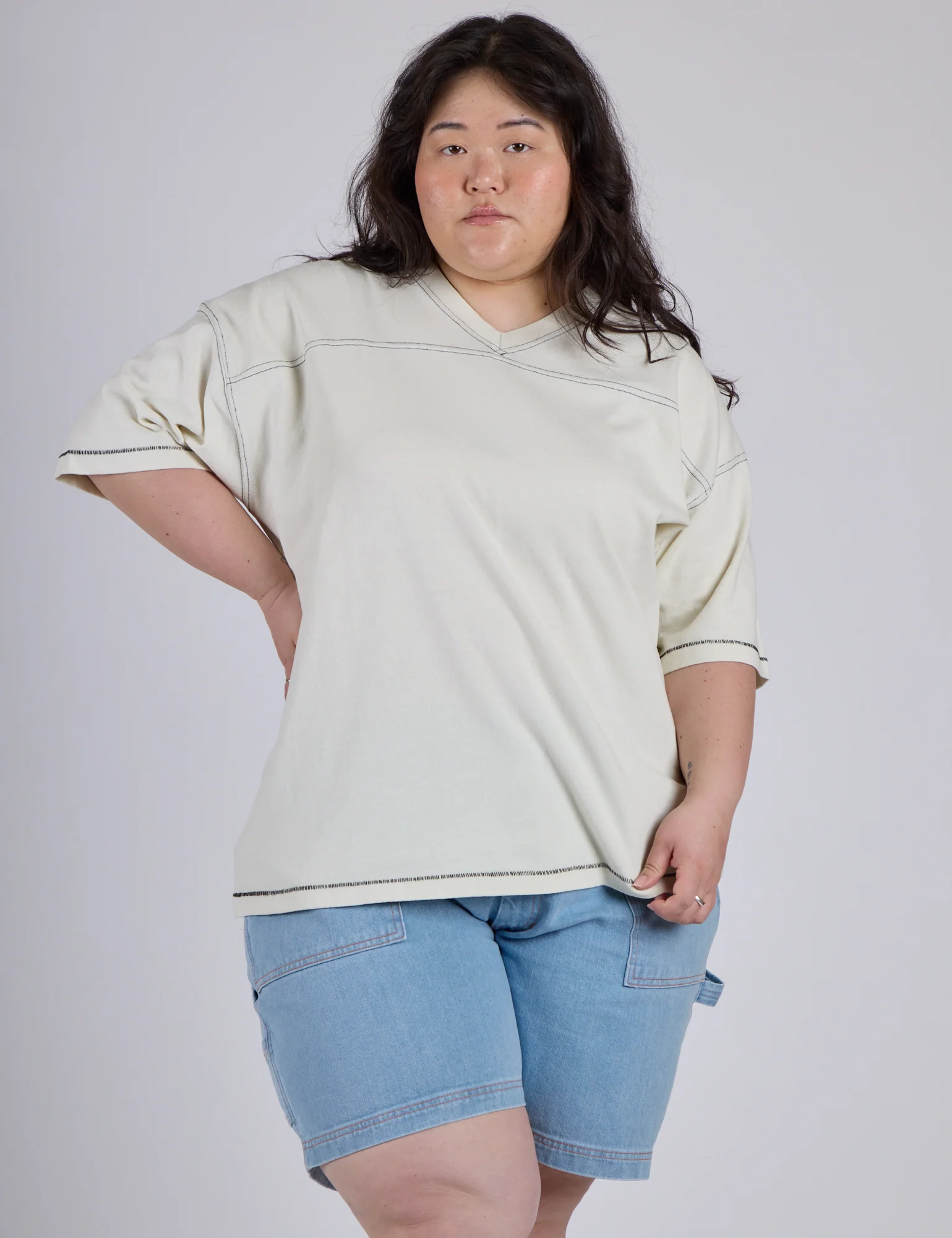 Burly Jersey - Vintage Tee White - Image 9