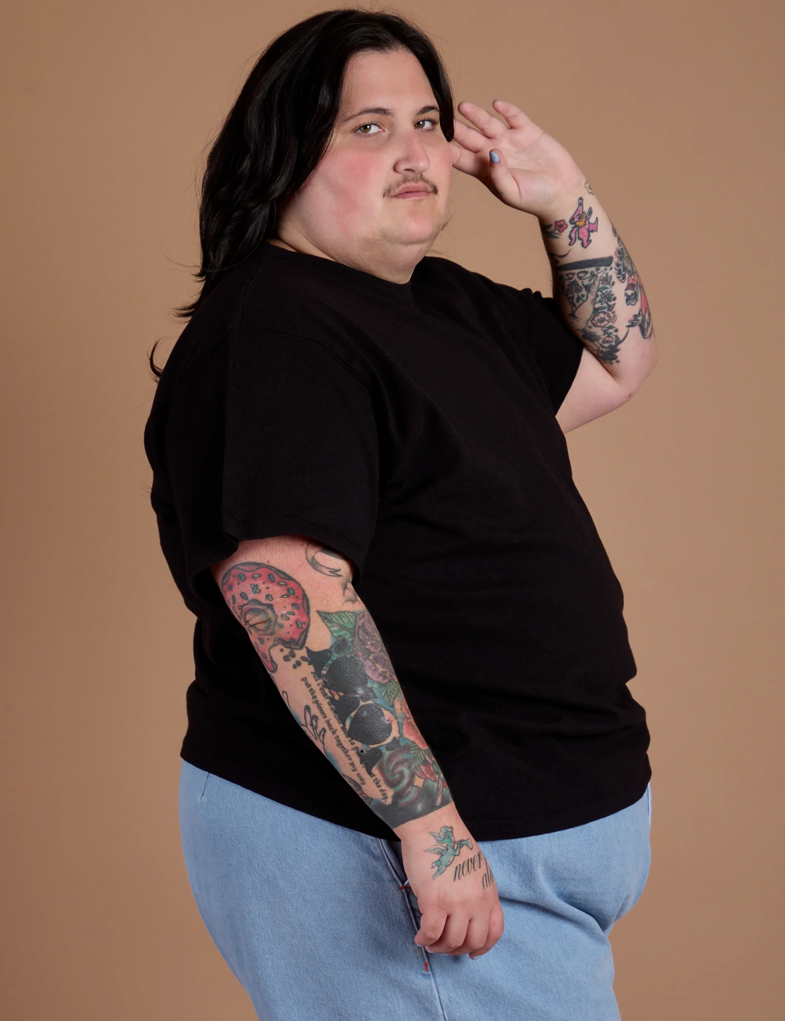 Burly Tee - Basic Black - Image 6