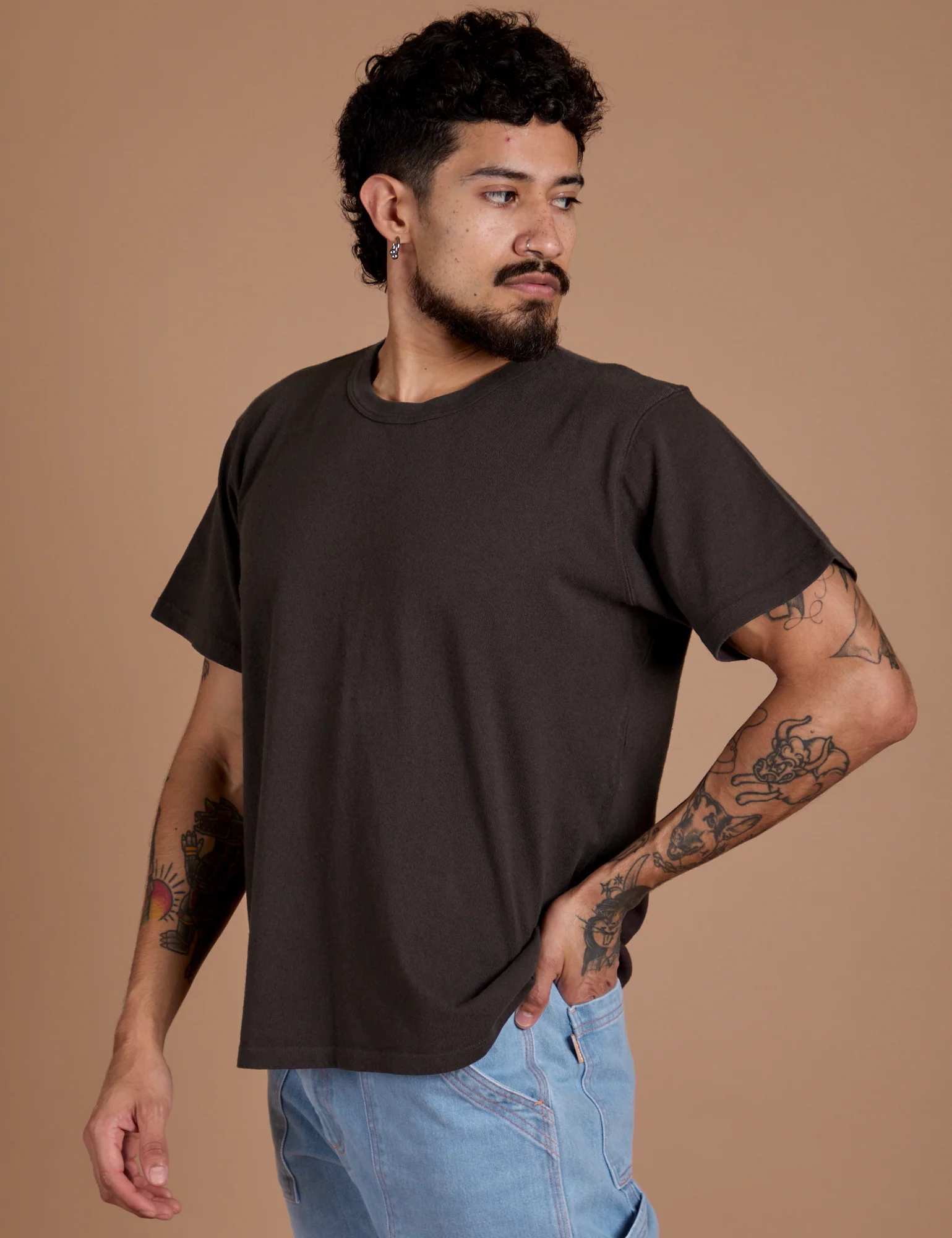 Burly Tee - Espresso Brown - Image 20