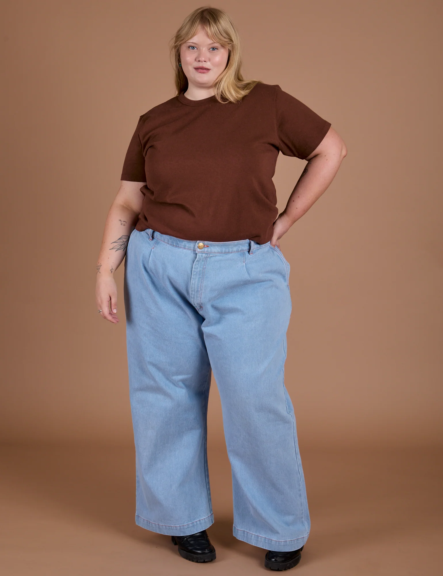 Burly Tee - Fudgesicle Brown - Image 16