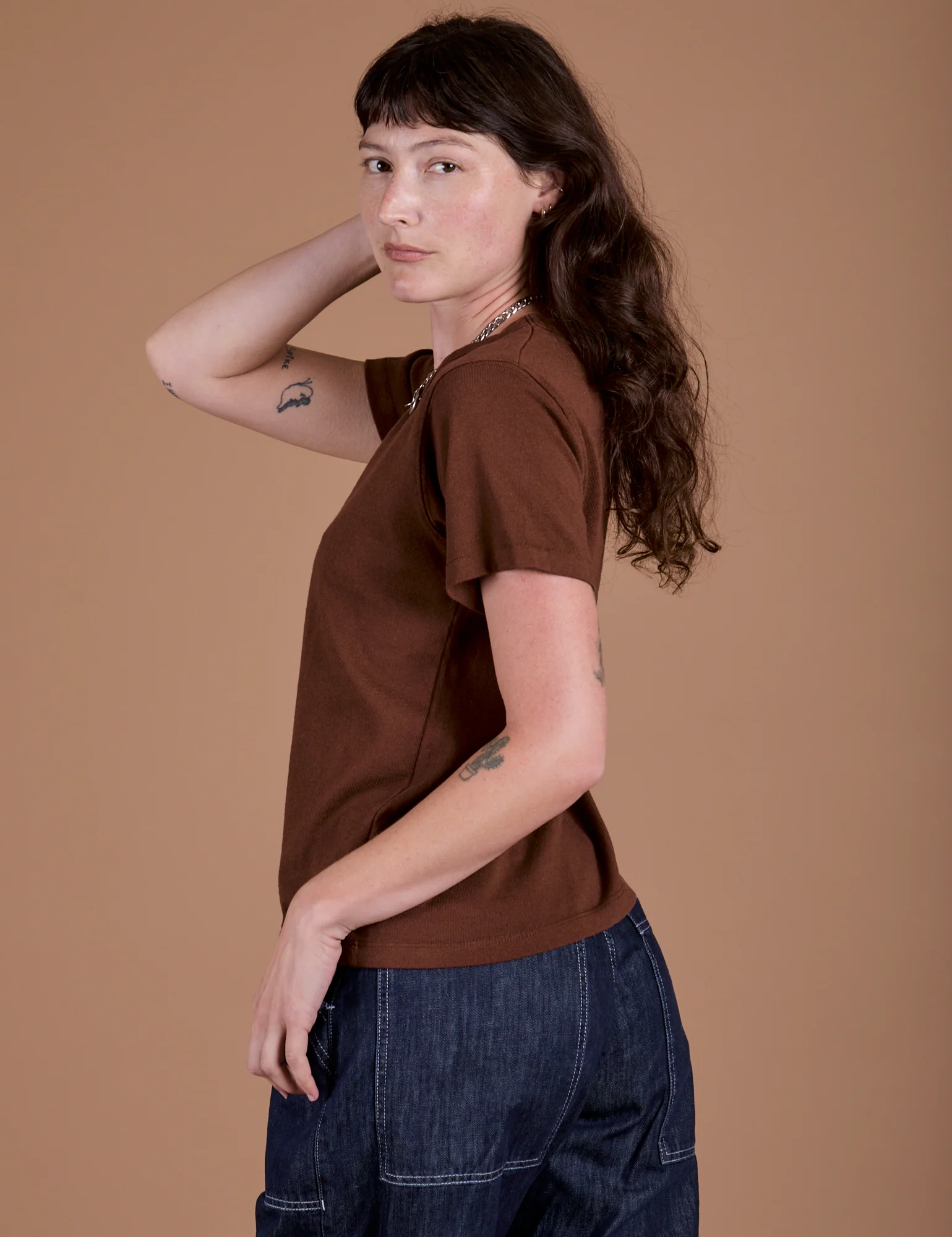 Burly Tee - Fudgesicle Brown - Image 23