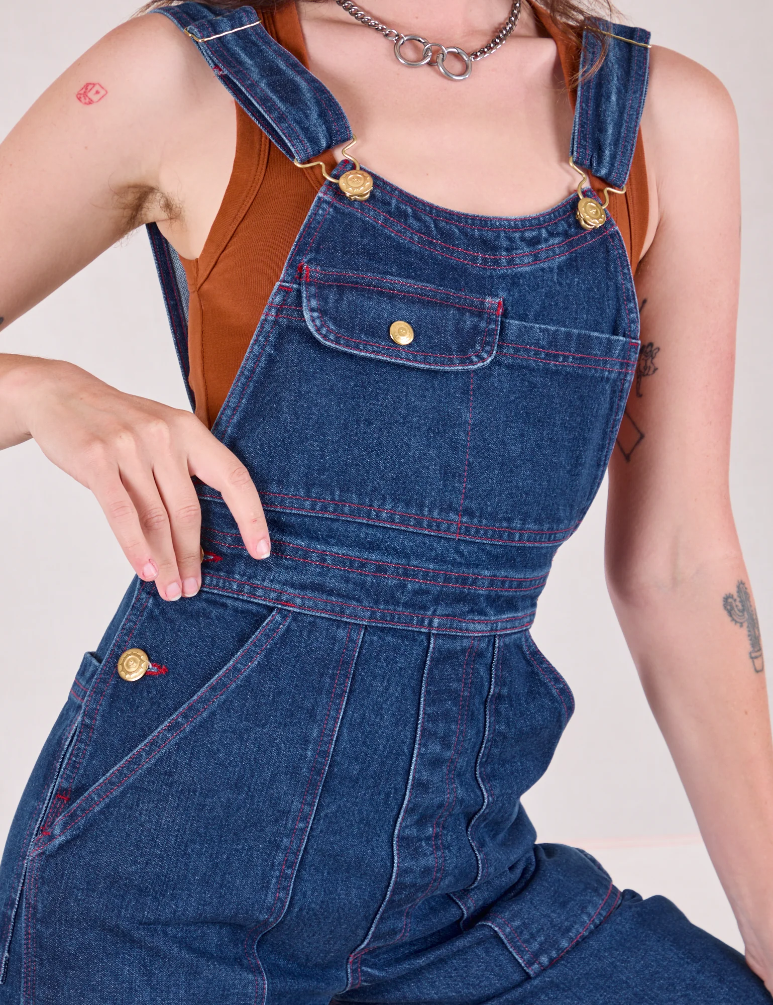 Carpenter Overalls - Dark Wash *FINAL SALE* - Image 14