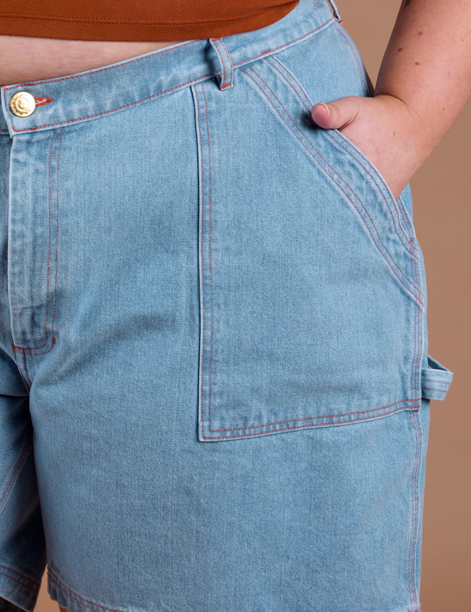 Carpenter Shorts - Light Wash - Image 14