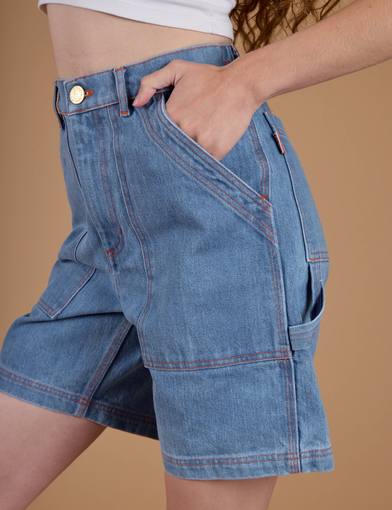 Carpenter Shorts - Medium Wash - Image 23