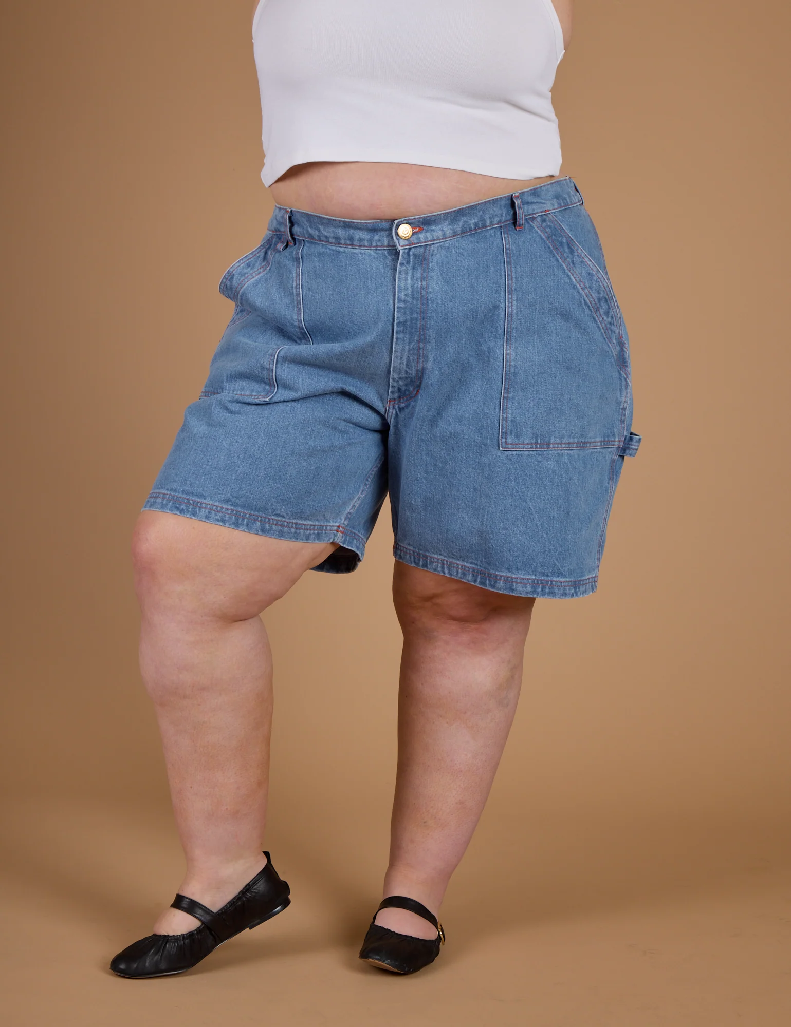 Carpenter Shorts - Medium Wash - Image 5