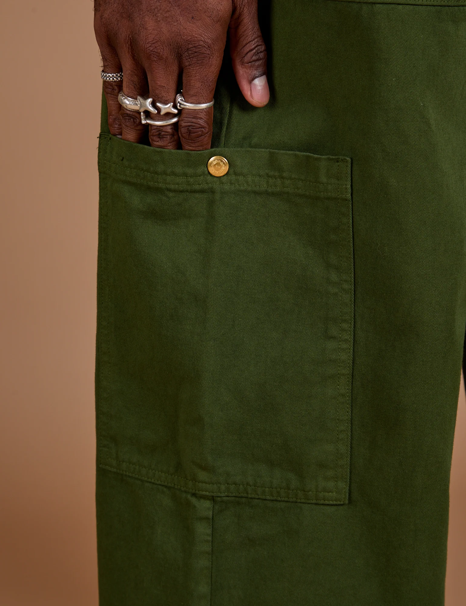 Drop Pocket Cargo Pants - Evergreen - Image 24