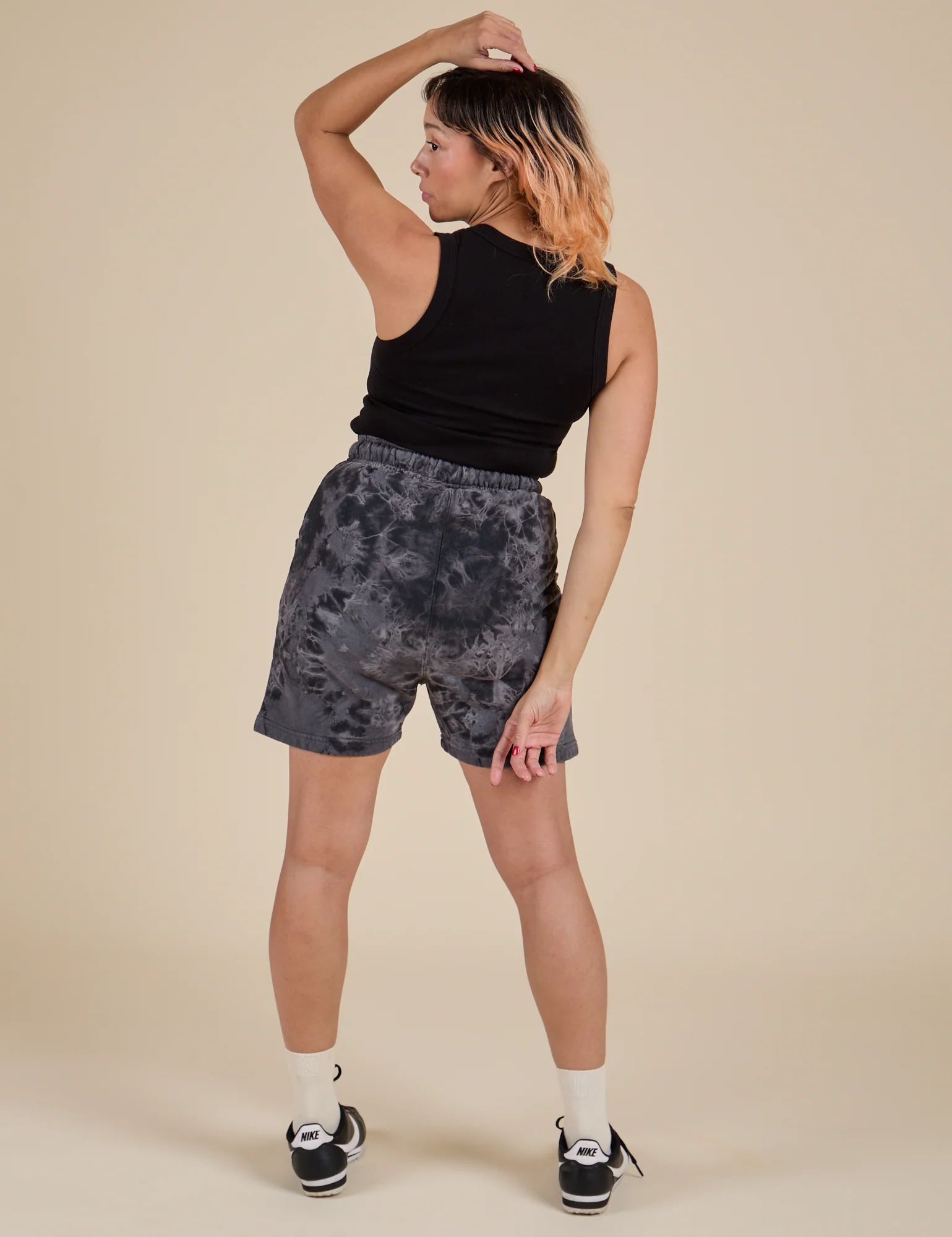 Heavyweight Sweat Shorts - Black Magic Waters - Image 8