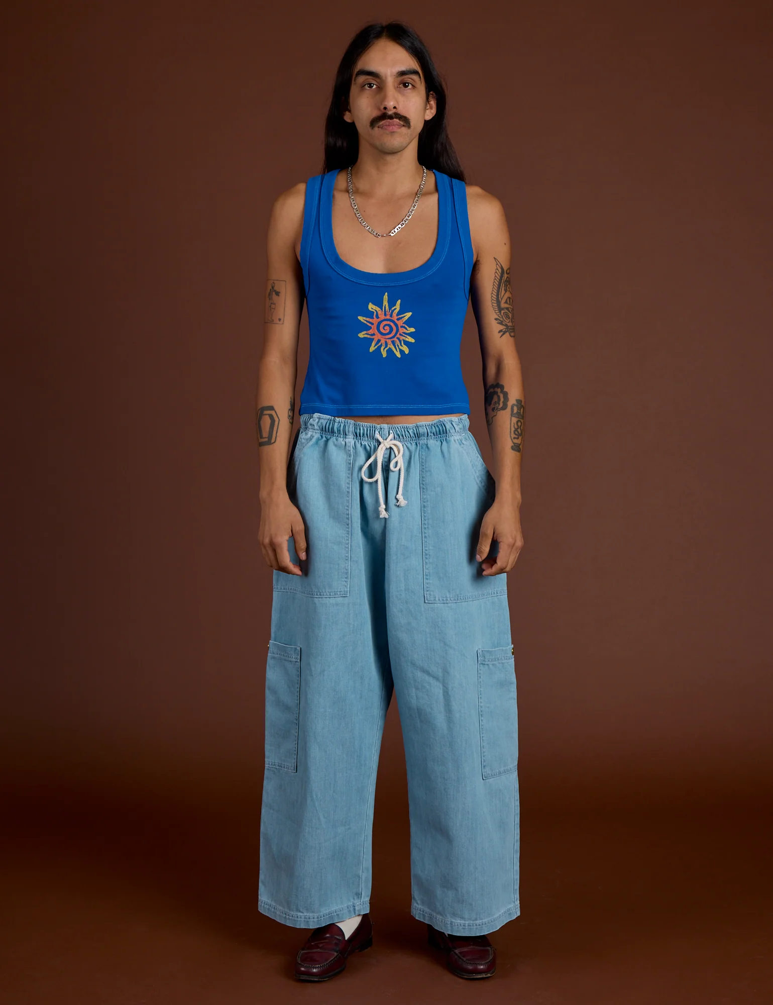 Icon Cropped Tank - Blue Sun - Image 19
