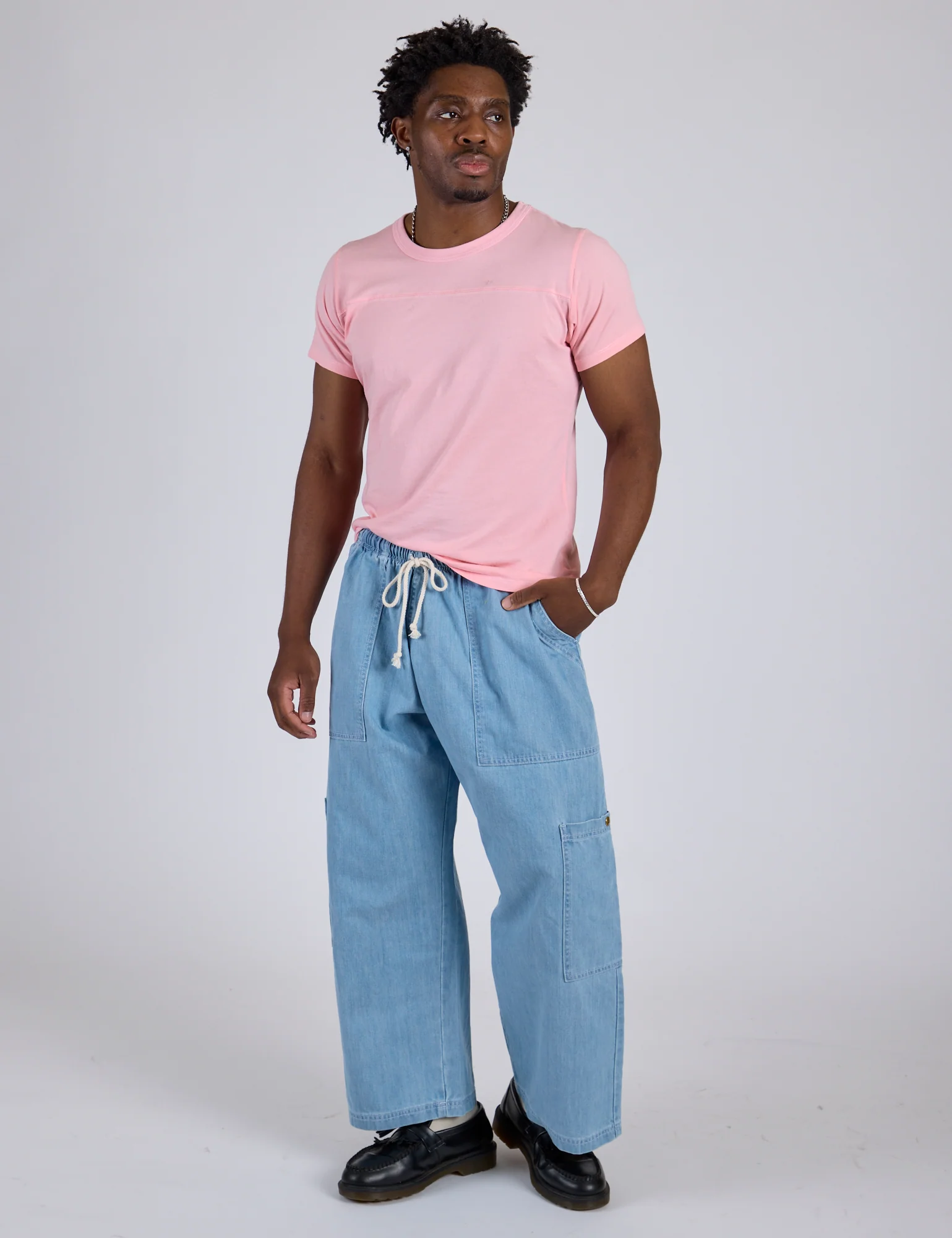 Jr. Varsity Tee - Baby Pink *FINAL SALE* - Image 5