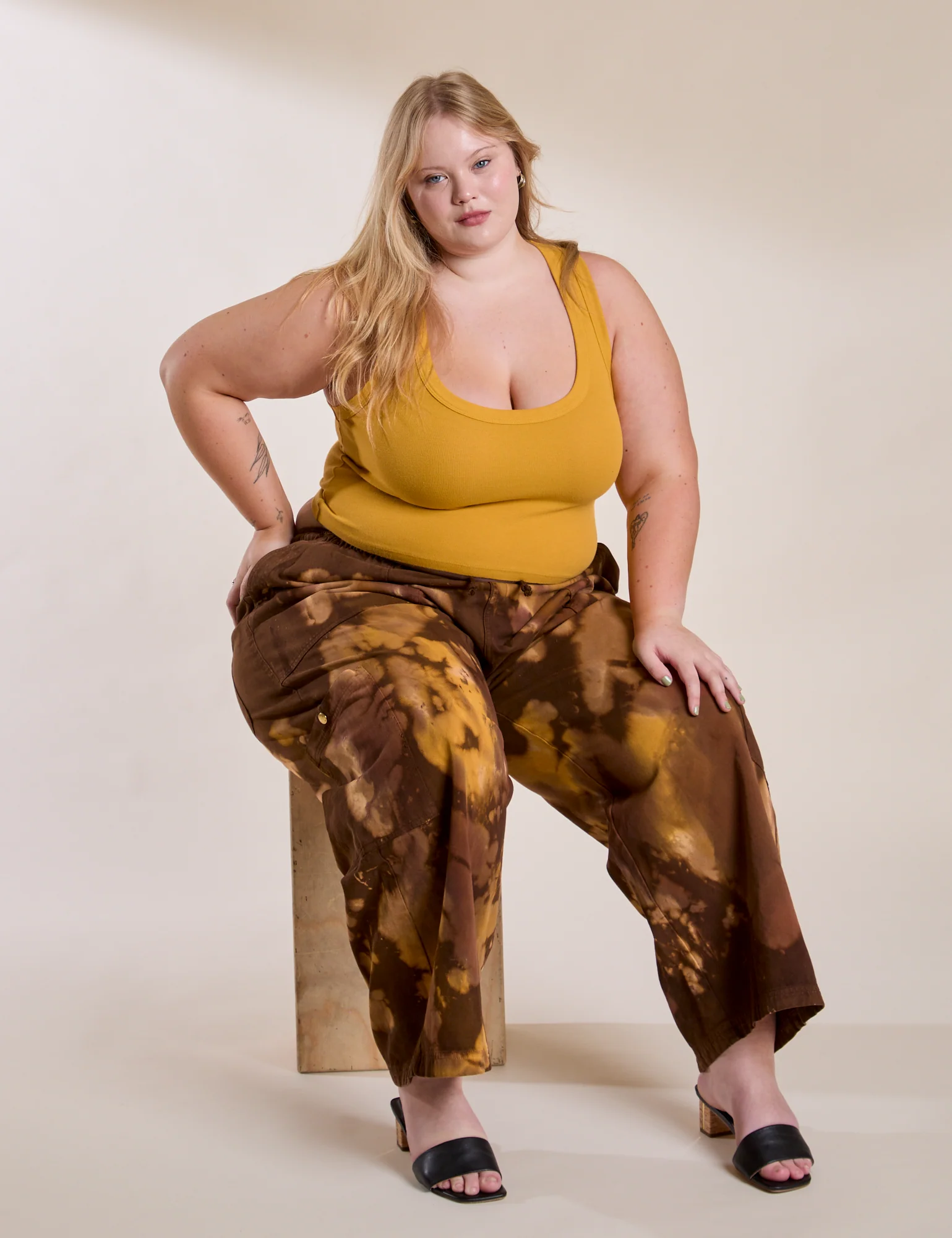 Magic Waters Drop Pocket Pants - Honey Brown - Image 16