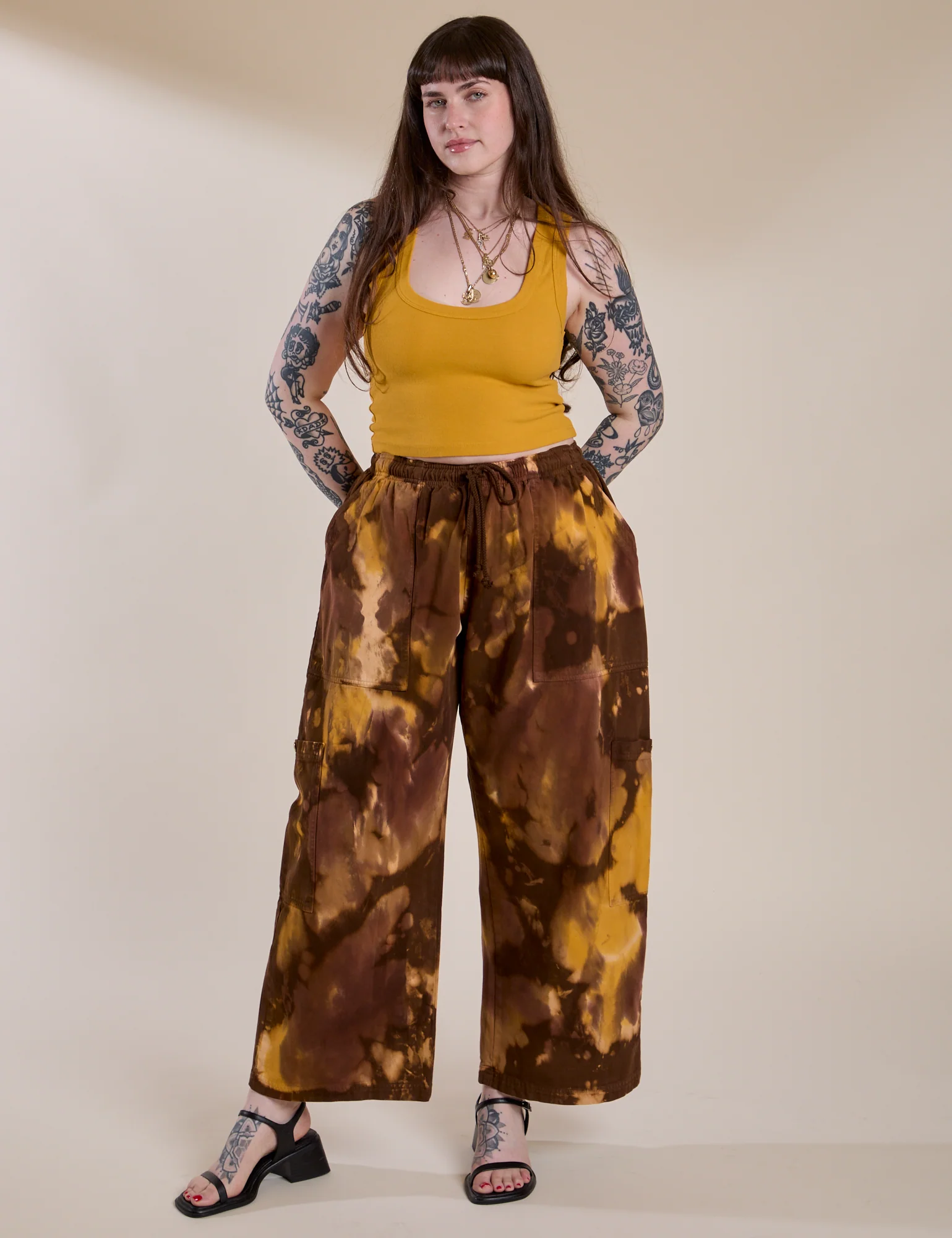 Magic Waters Drop Pocket Pants - Honey Brown - Image 23