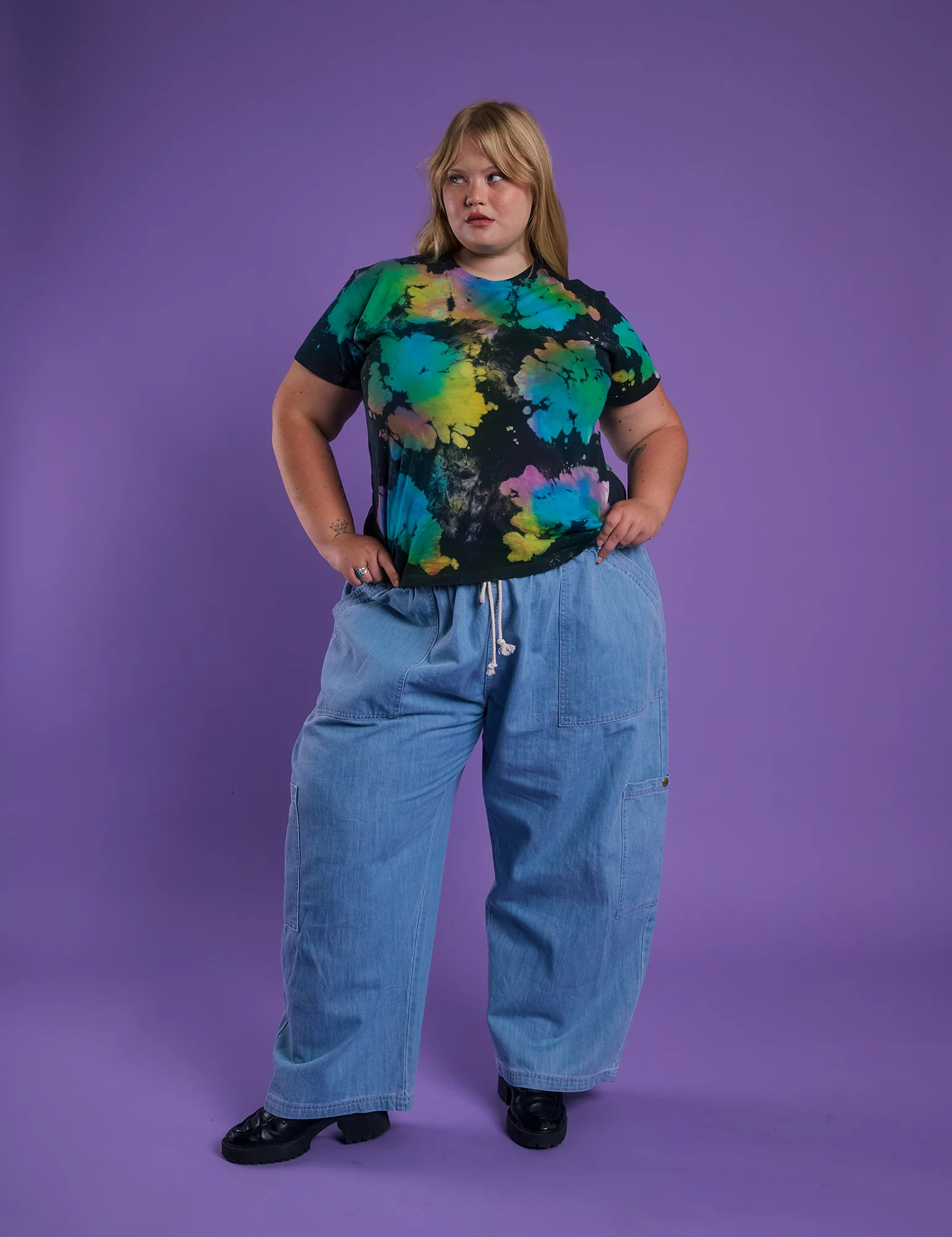 Magic Waters Vintage Tee - Rainbow - Image 3