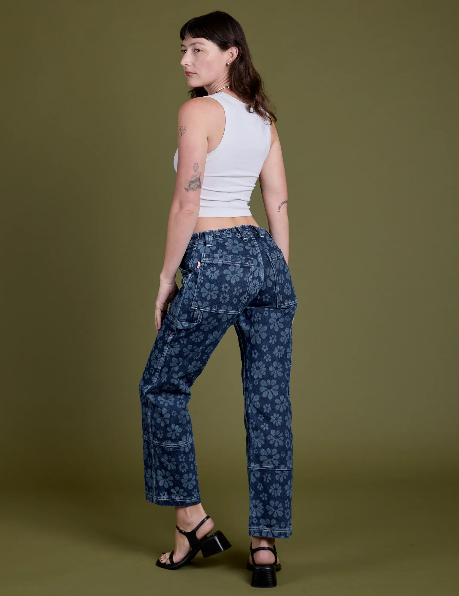 Mid-Rise Carpenter Jeans - Lazy Daisy *FINAL SALE* - Image 11