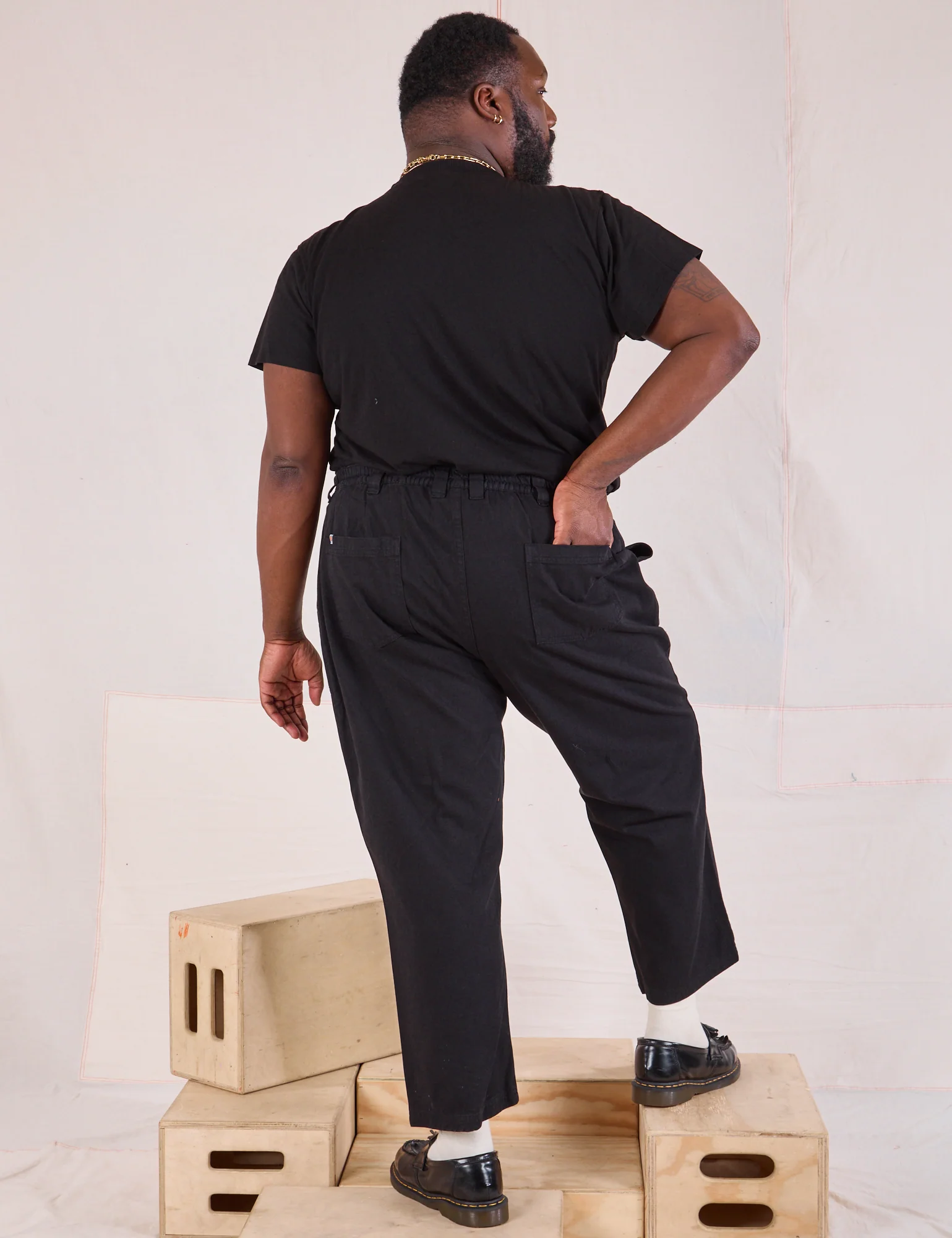 Mid-Rise Work Pants - Basic Black - Image 18