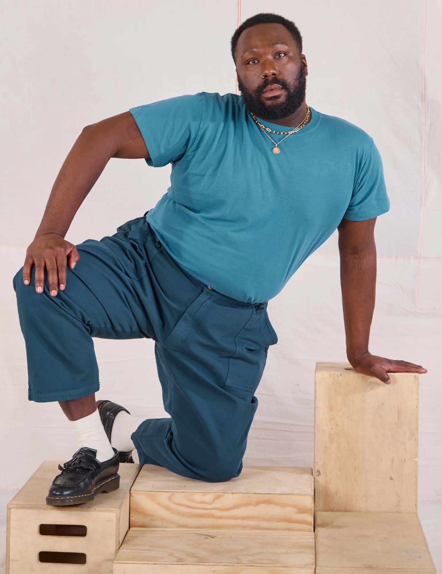 Mid-Rise Work Pants - Lagoon - Image 21