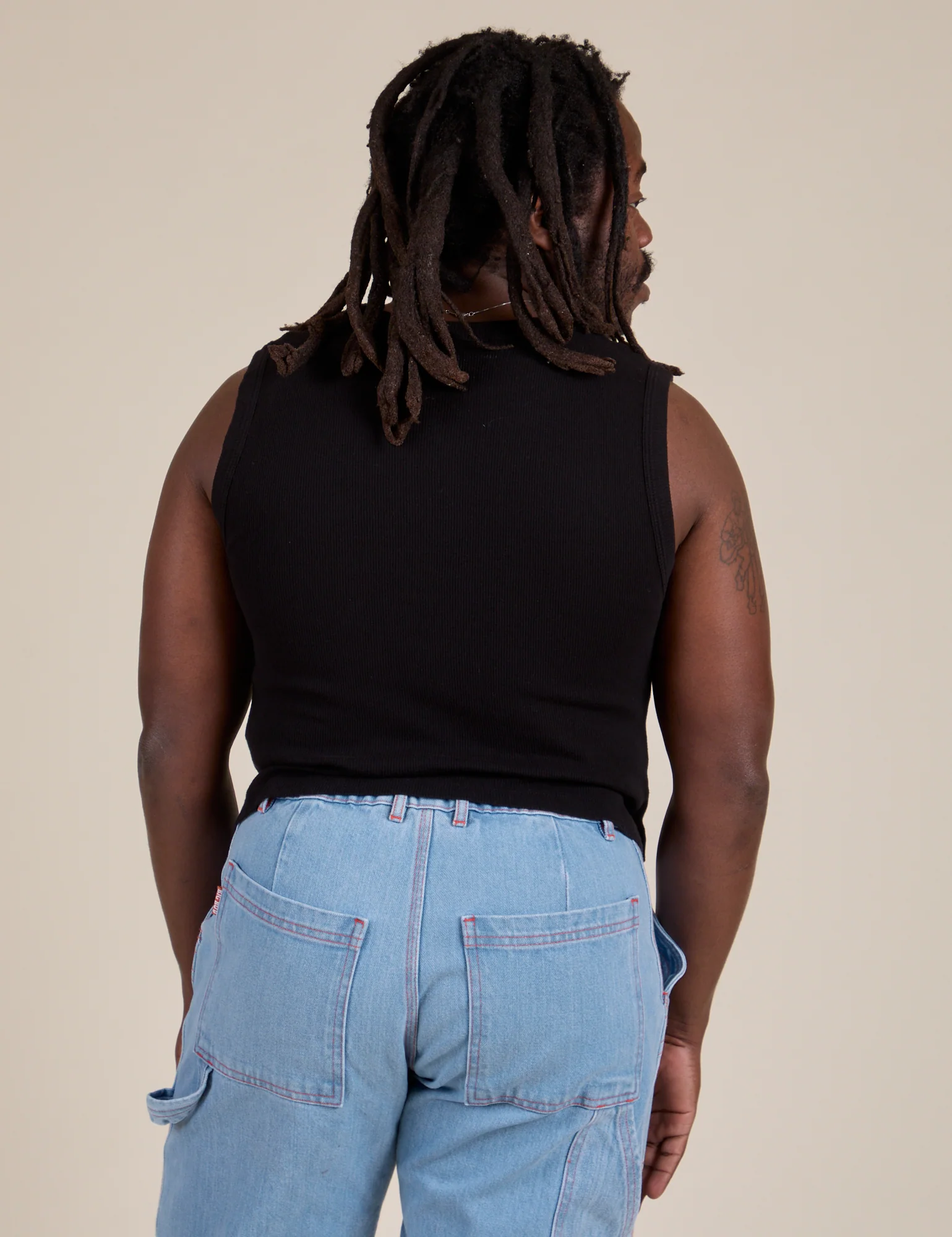 Muscle Tee - Basic Black - Image 25