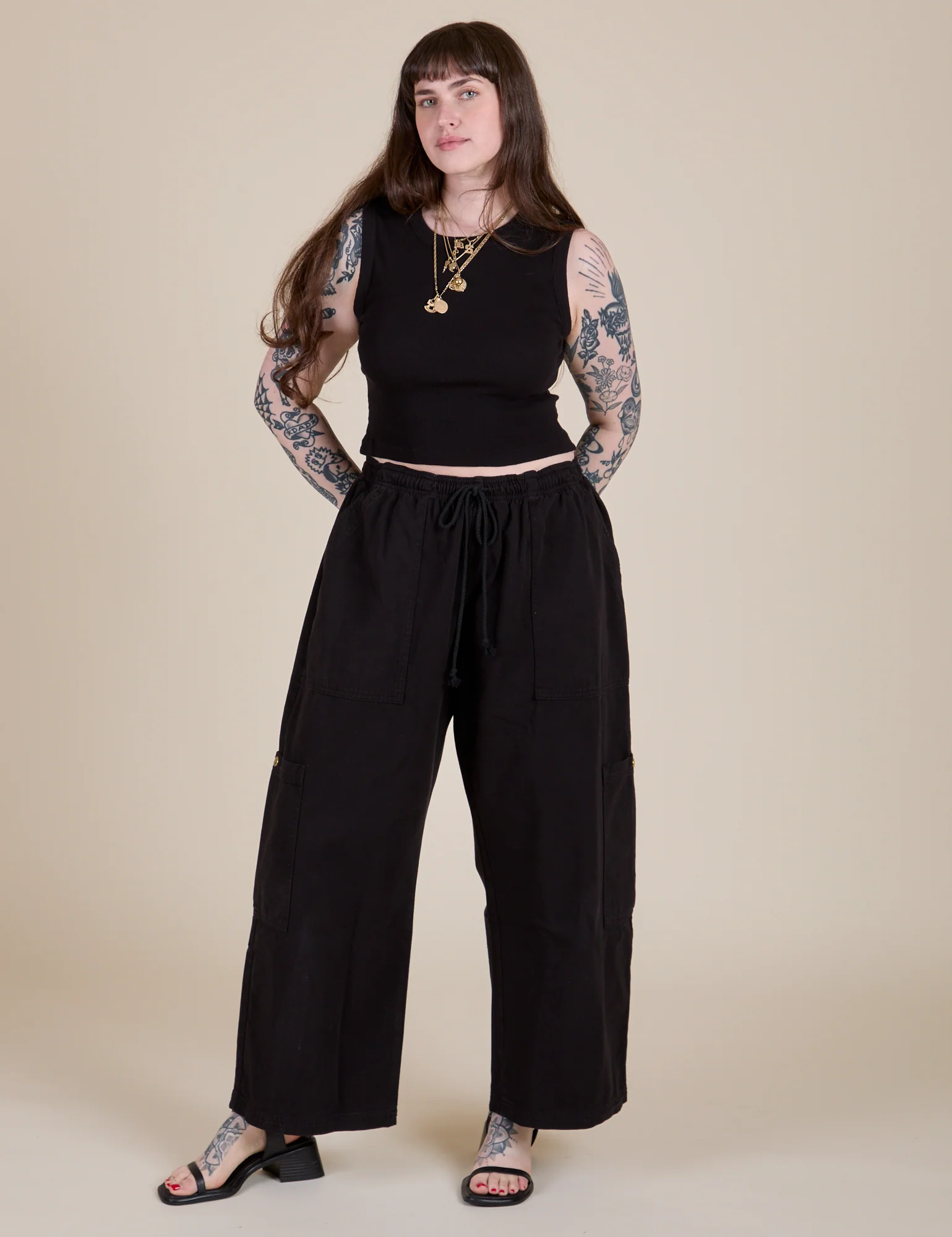 Muscle Tee - Basic Black - Image 29