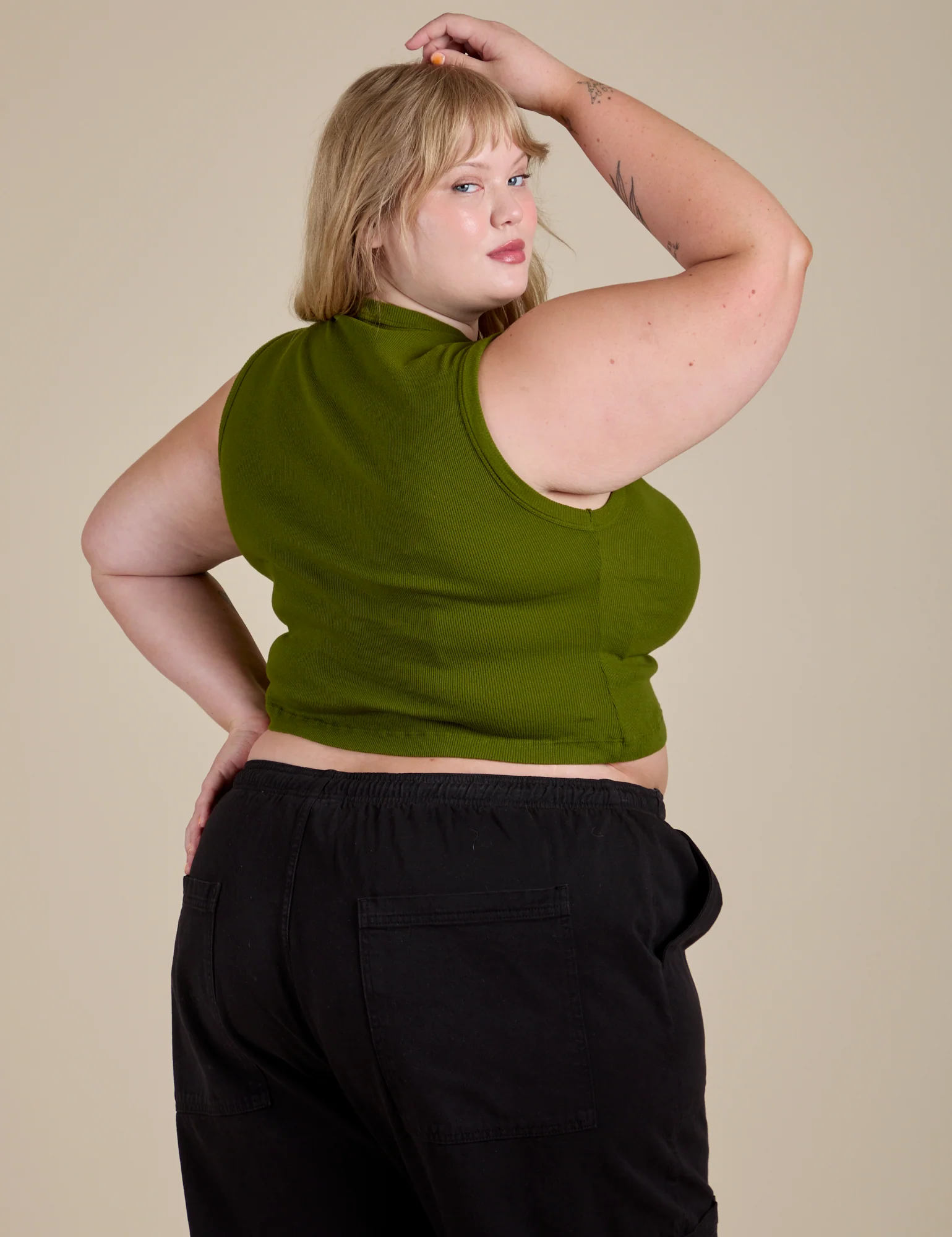 Muscle Tee - Summer Olive - Image 23