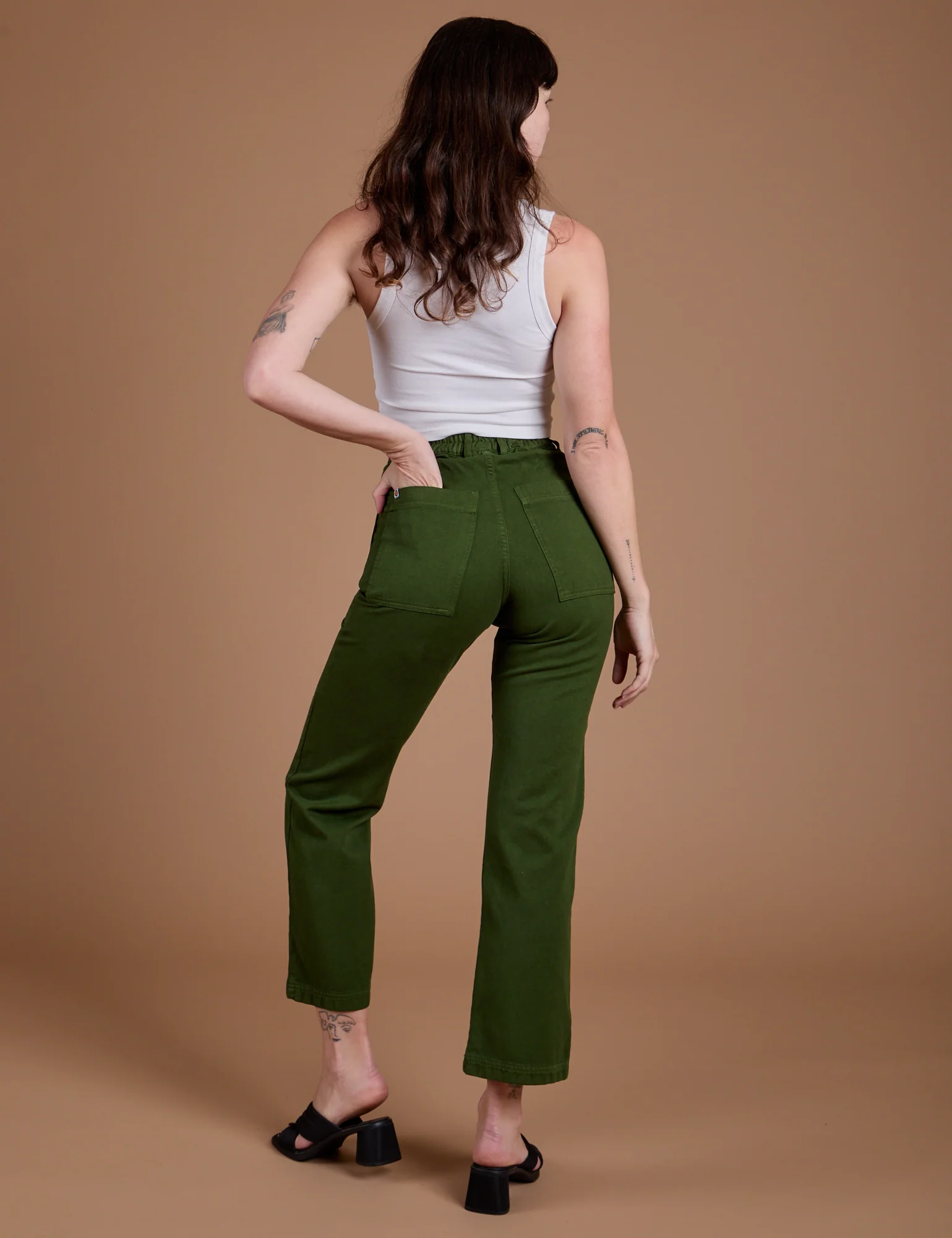 Organic Work Pants - Evergreen - Image 7