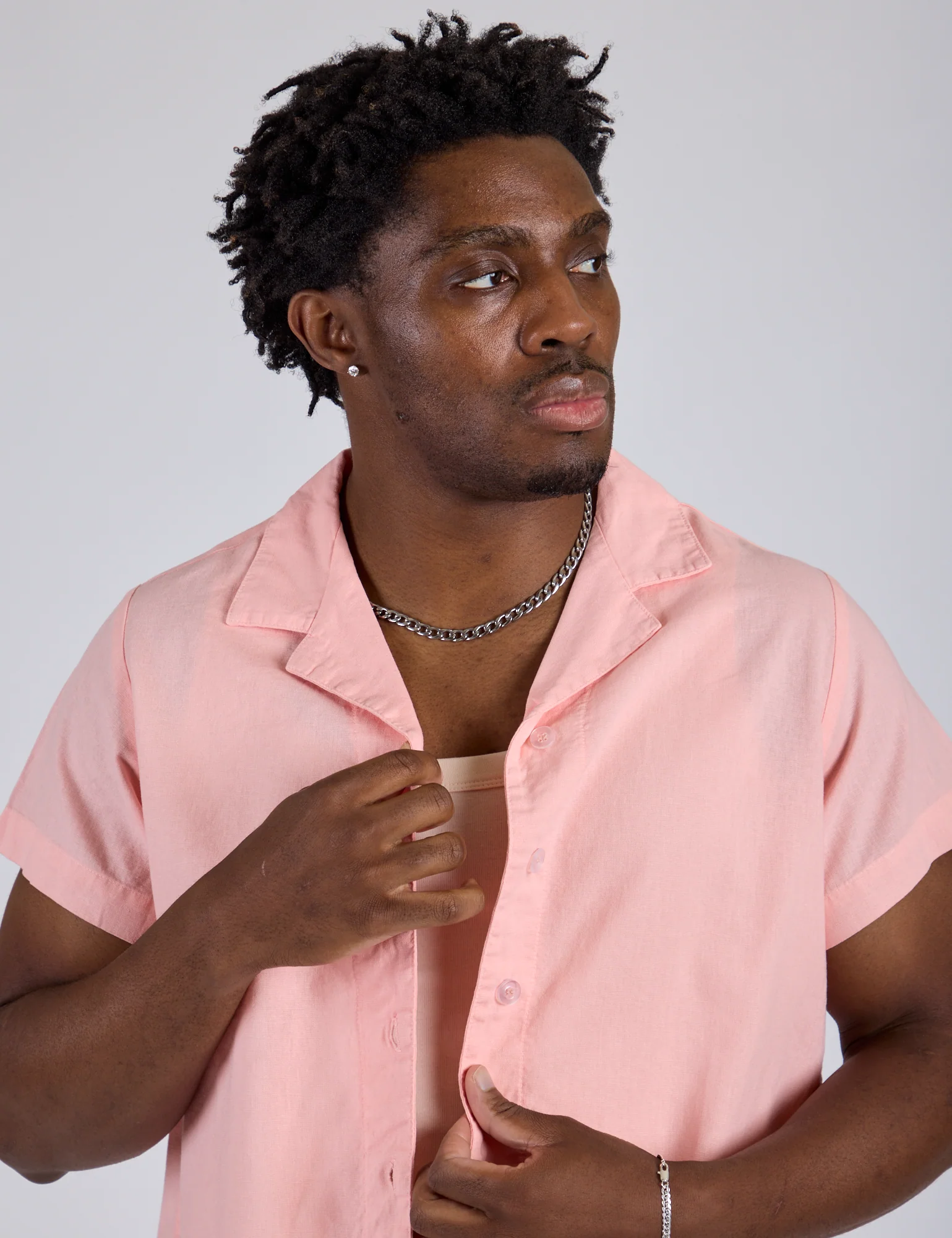 Pantry Button-Up - Baby Pink *FINAL SALE* - Image 9