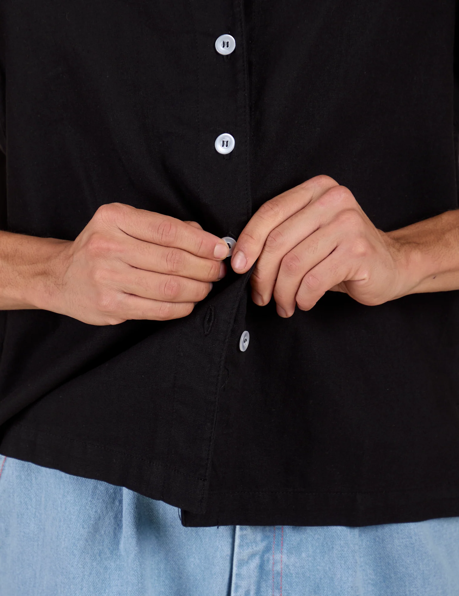 Pantry Button-Up - Basic Black - Image 10