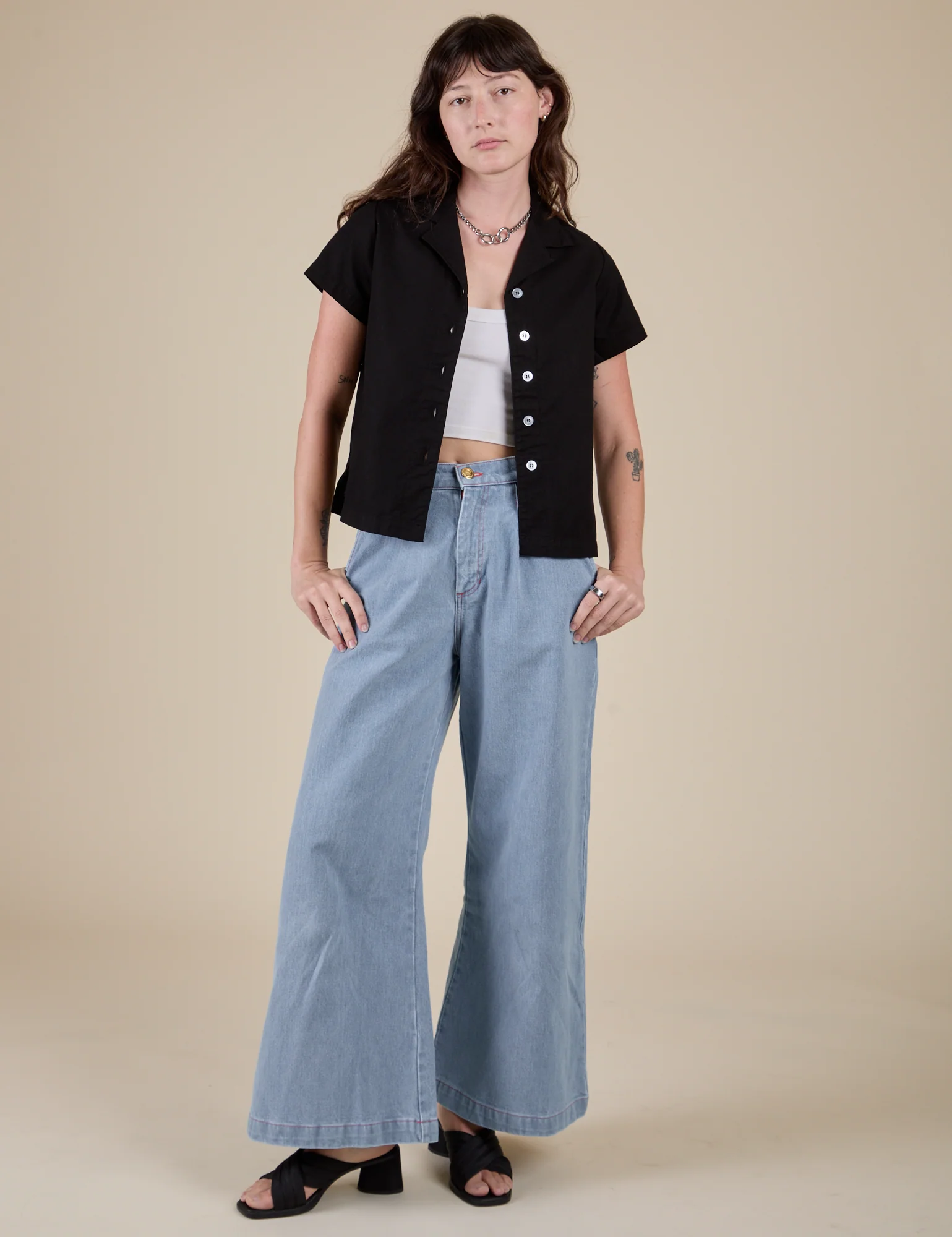 Pantry Button-Up - Basic Black - Image 18