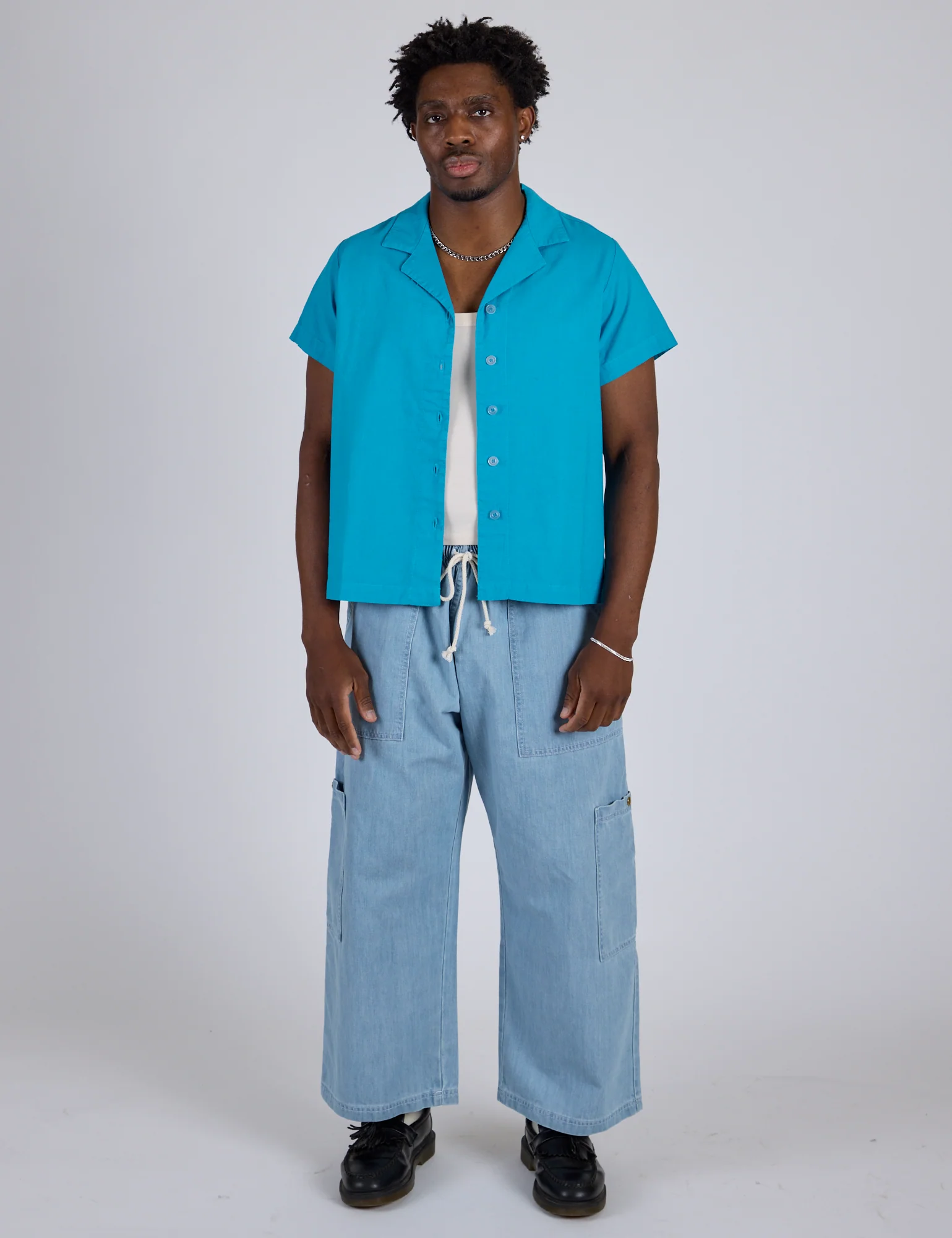 Pantry Button-Up - Hawaiian Blue *FINAL SALE* - Image 21