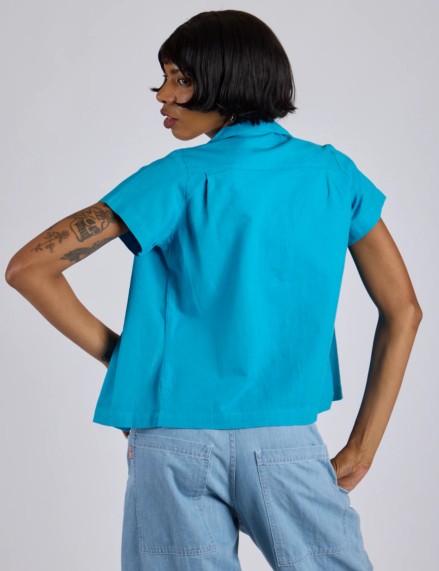 Pantry Button-Up - Hawaiian Blue *FINAL SALE* - Image 9