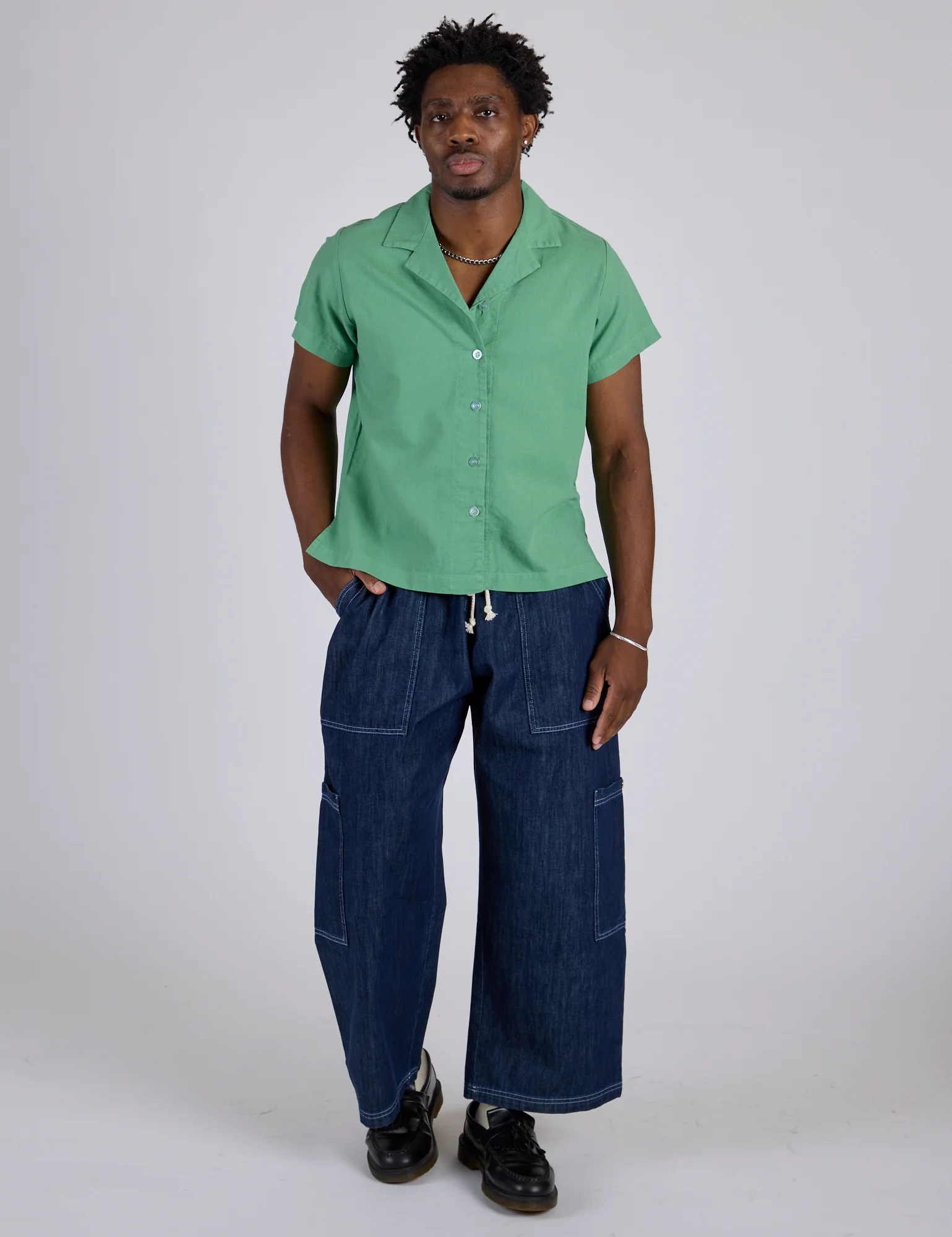 Pantry Button-Up - Seafoam Green *FINAL SALE* - Image 3