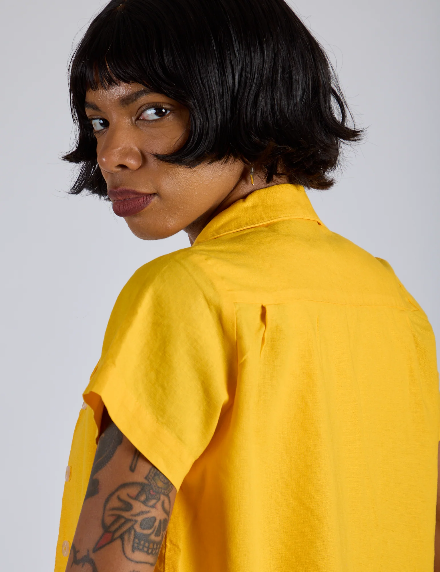 Pantry Button-Up - Sunshine Yellow *FINAL SALE* - Image 26