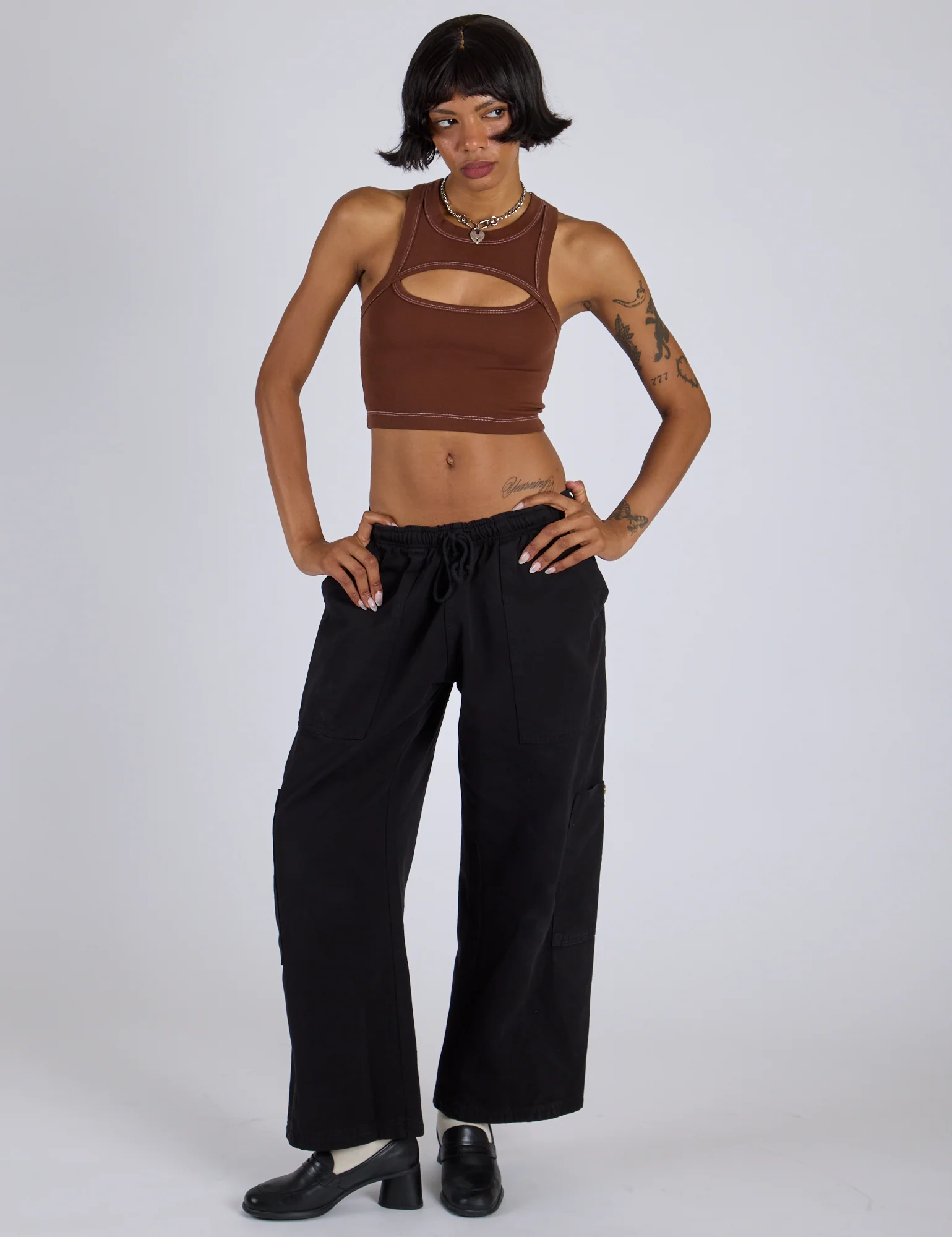 Porthole Tank - Fudgesicle Brown - Image 5