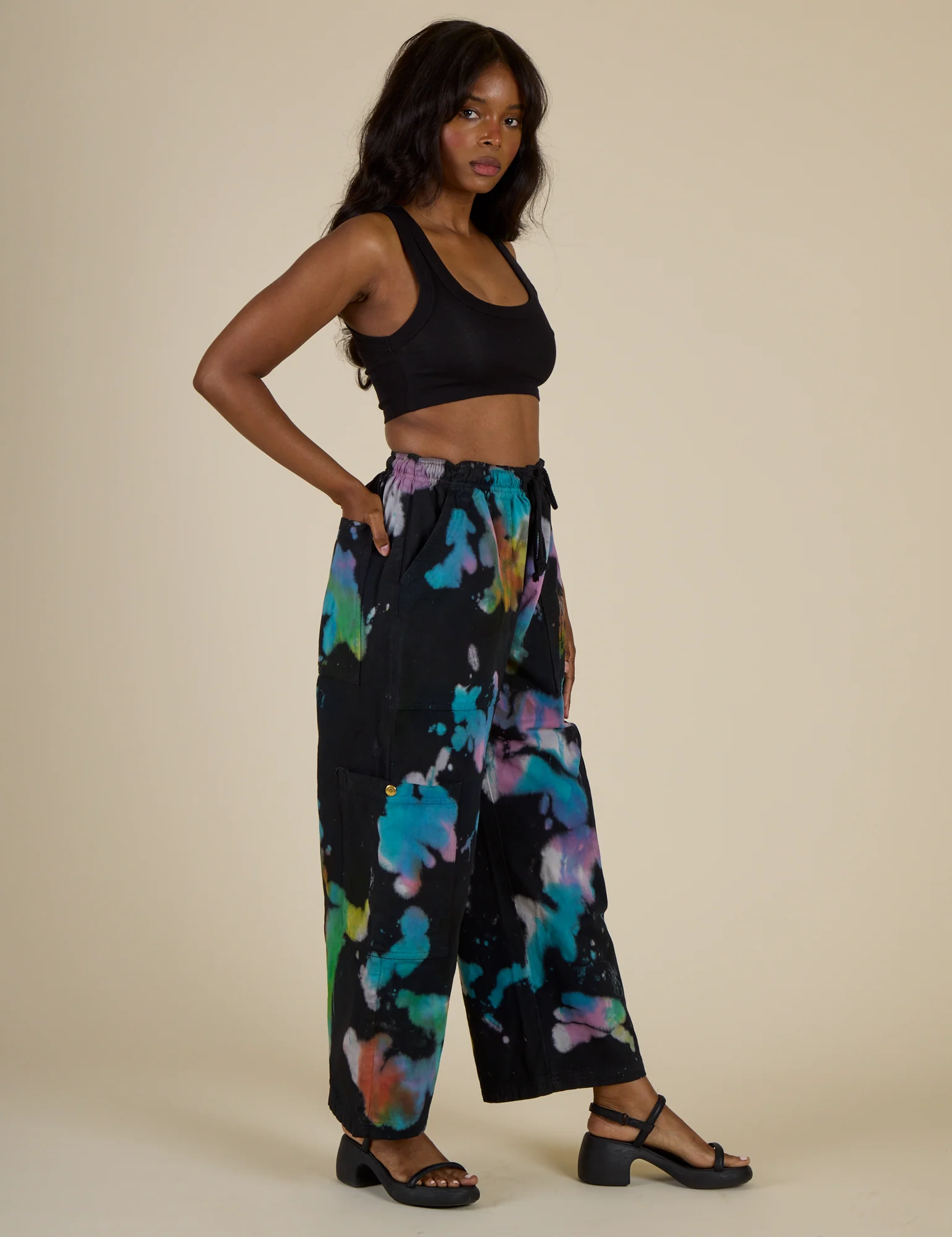 *PRE-ORDER* Rainbow Magic Waters Drop Pocket Pants - Image 4