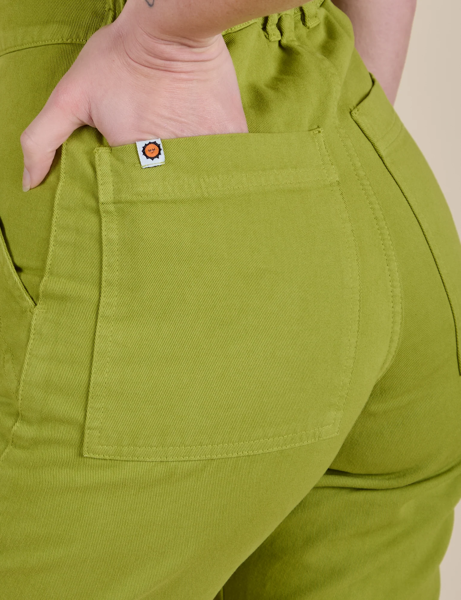 Short Sleeve Jumpsuit - Gross Green - Image 6