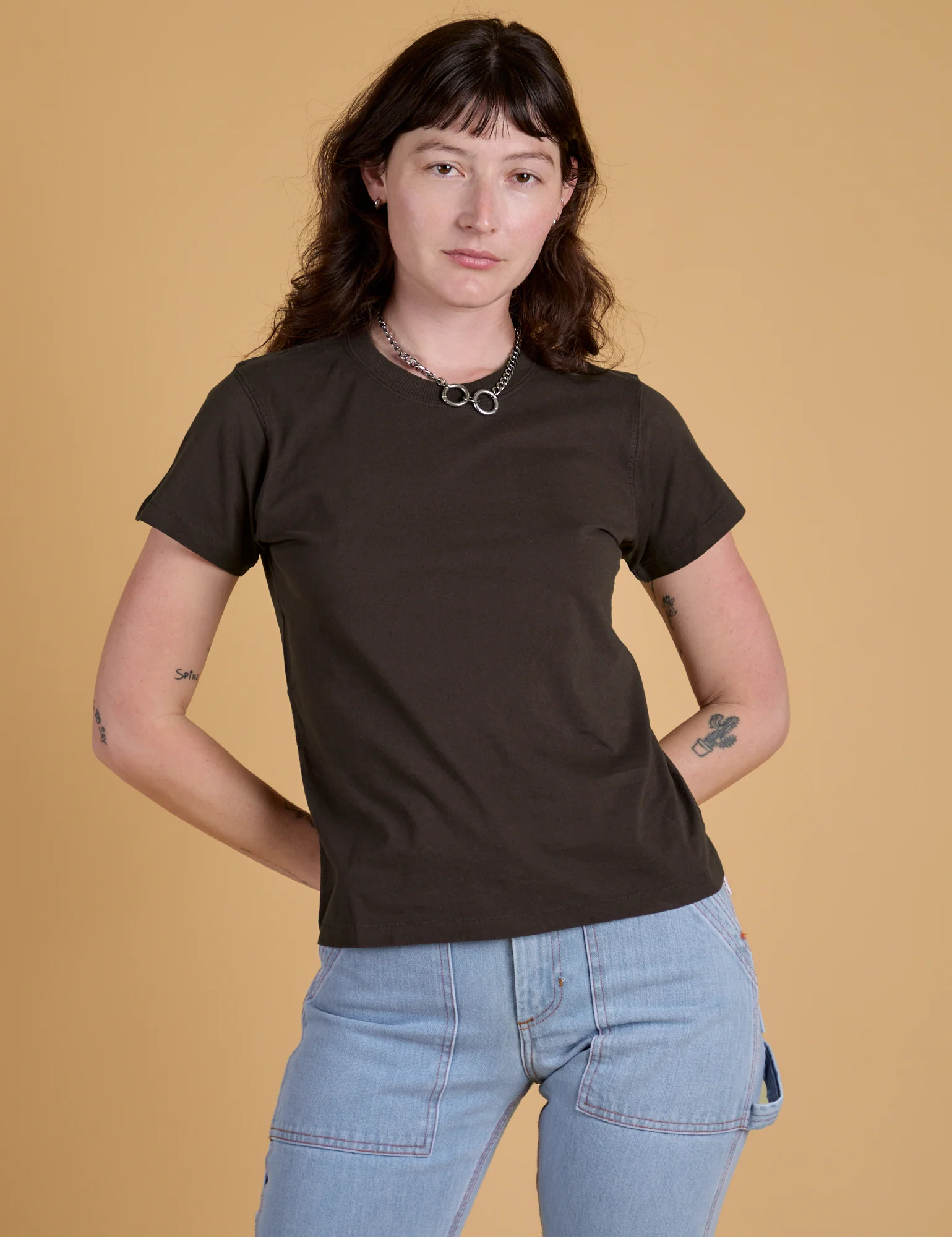 The Organic Vintage Tee - Espresso Brown - Image 17