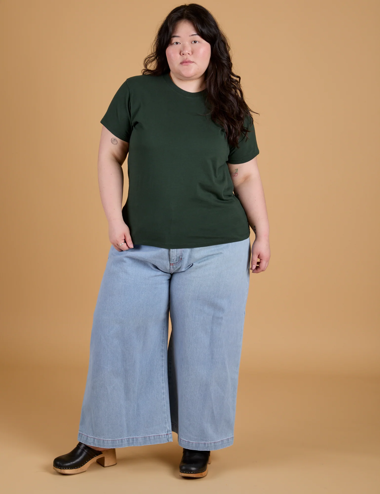 The Organic Vintage Tee - Swamp Green - Image 12
