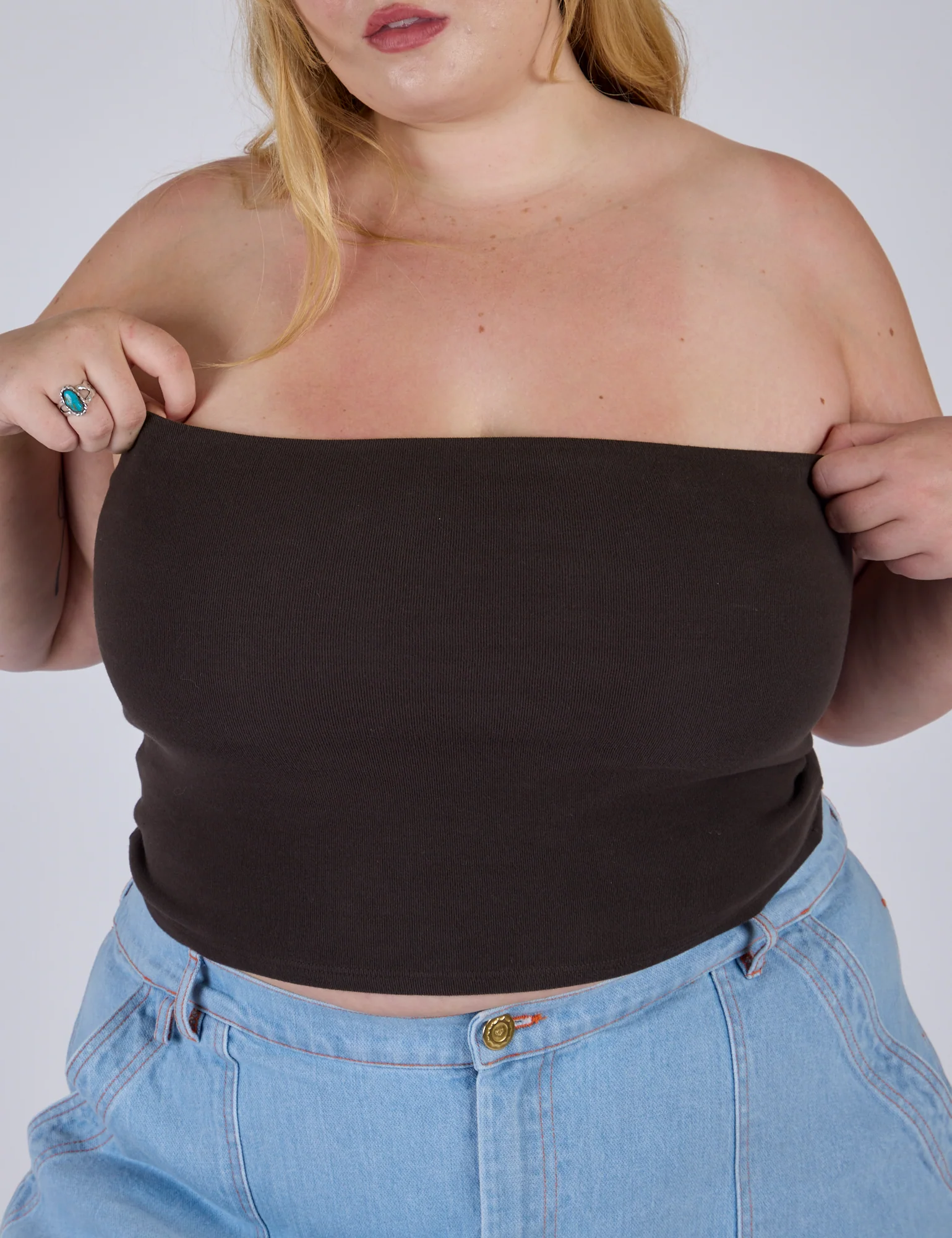 Tube Top - Espresso Brown - Image 4