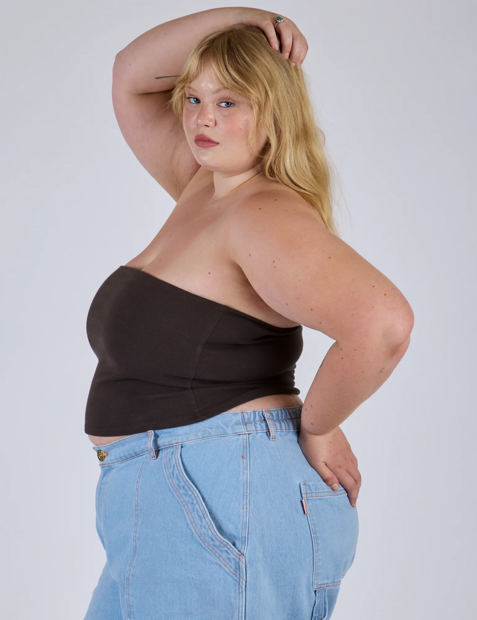 Tube Top - Espresso Brown - Image 7