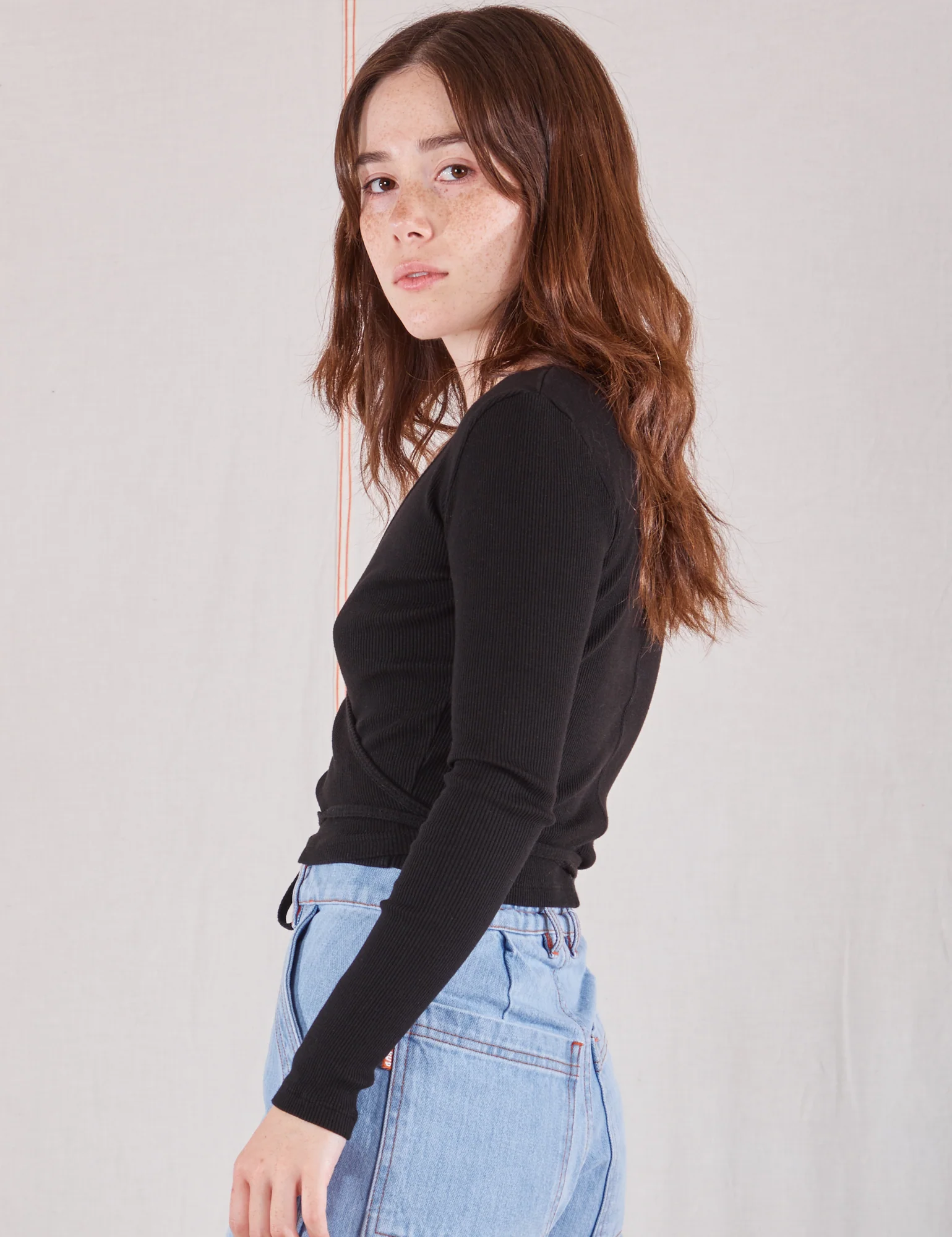 Wrap Top - Basic Black *FINAL SALE* - Image 10