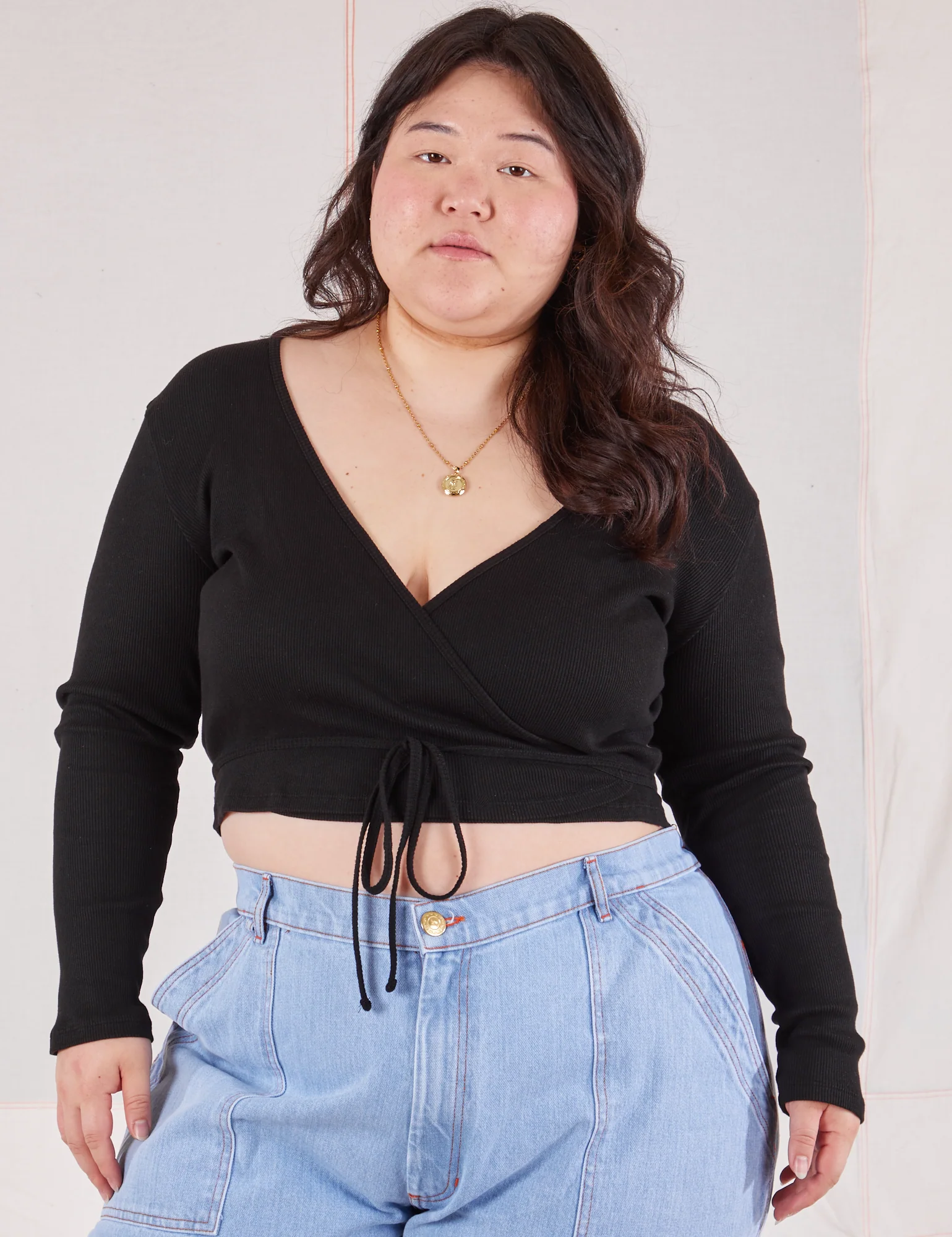 Wrap Top - Basic Black *FINAL SALE* - Image 13
