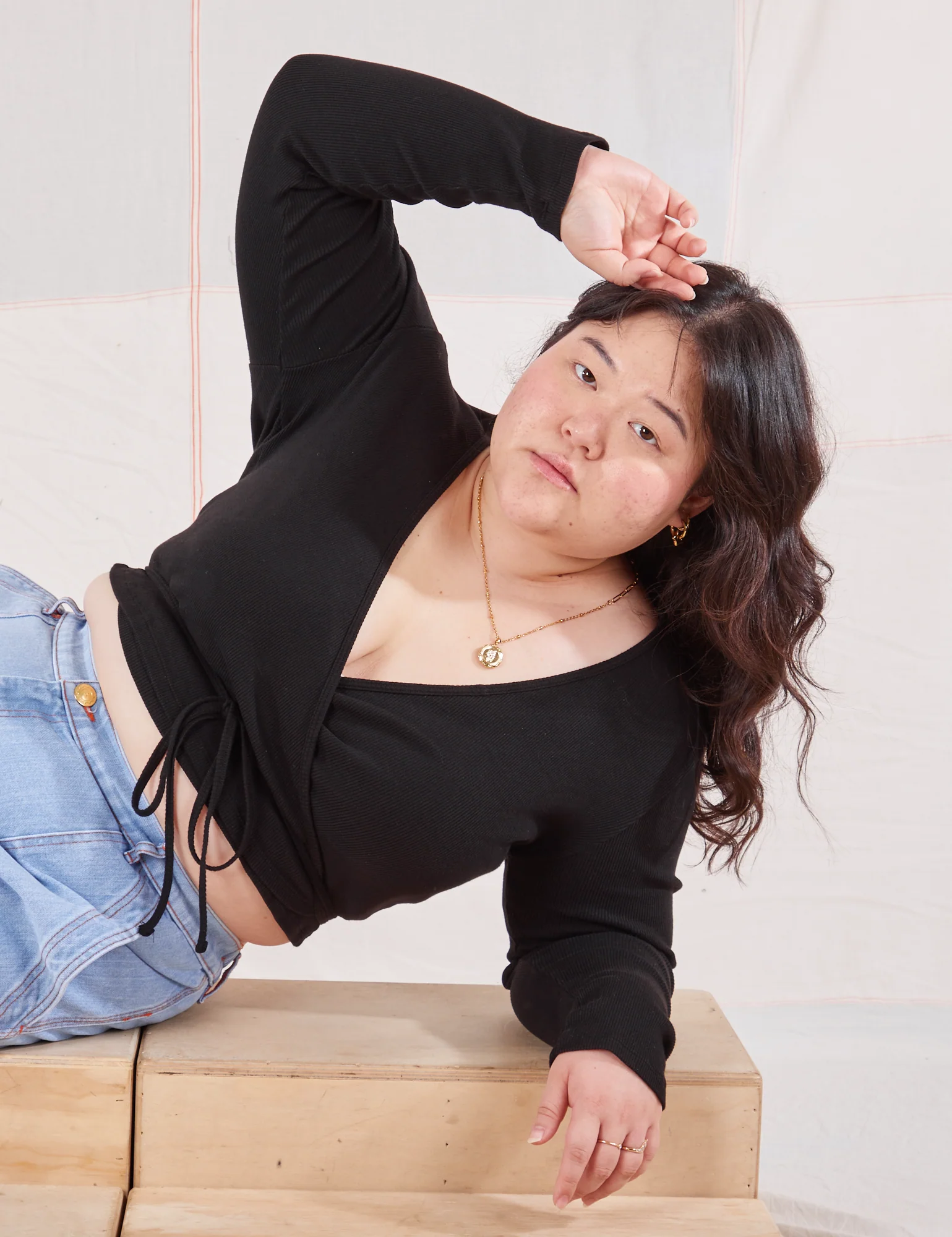 Wrap Top - Basic Black *FINAL SALE* - Image 17