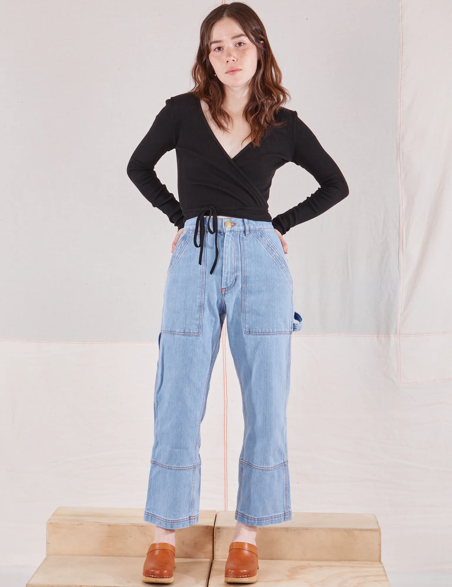 Wrap Top - Basic Black *FINAL SALE* - Image 8
