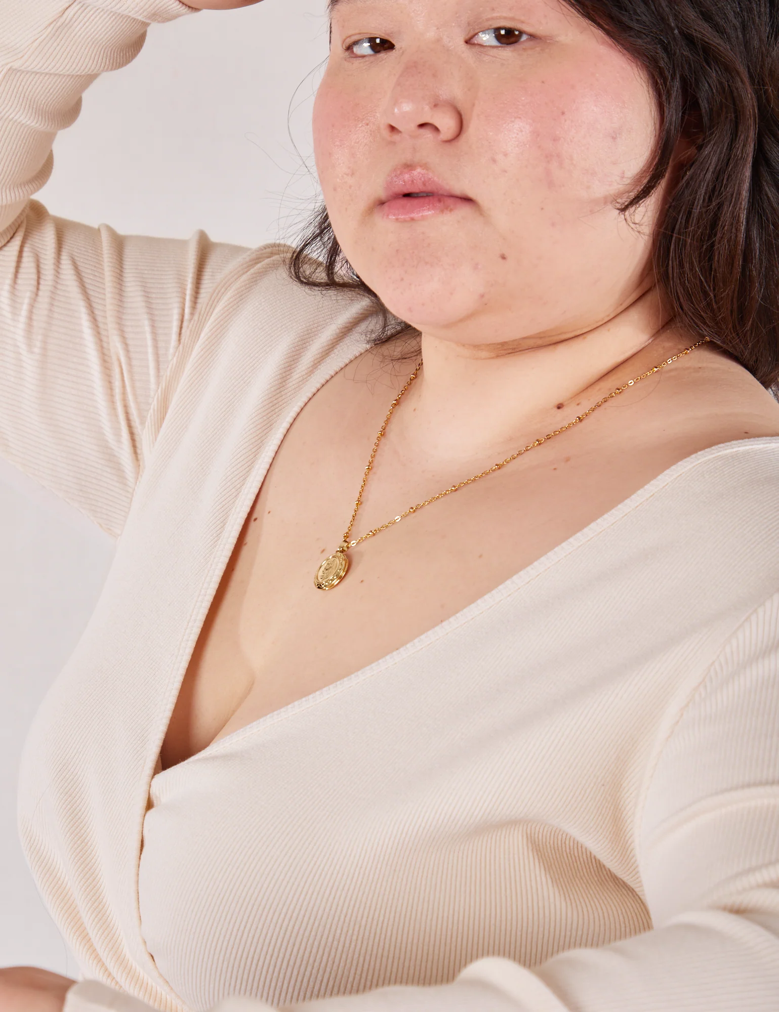 Wrap Top - Vintage Tee Off-White *FINAL SALE* - Image 16