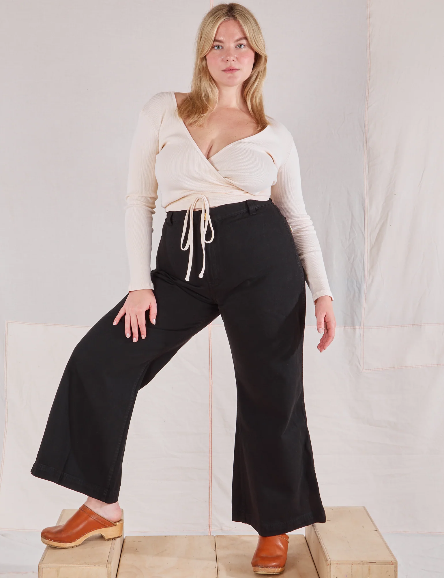 Wrap Top - Vintage Tee Off-White *FINAL SALE* - Image 9